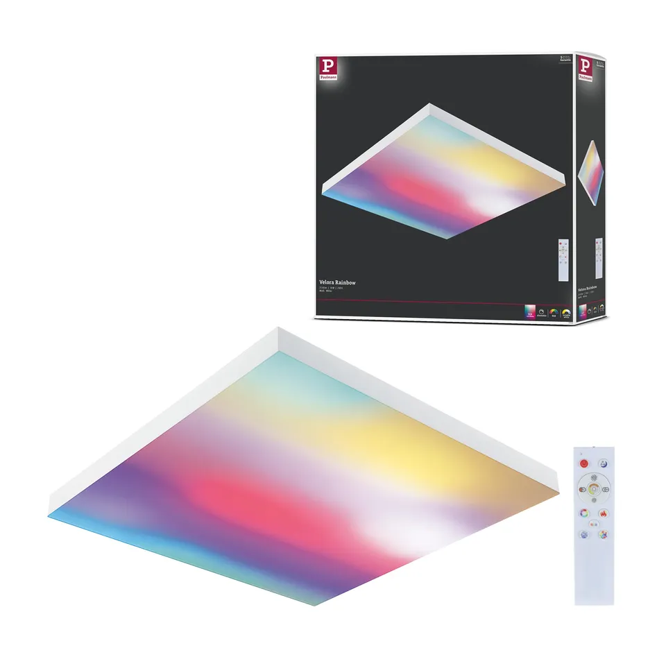 Paulmann Velora Rainbow LED-Panel Weiß 19W eckig