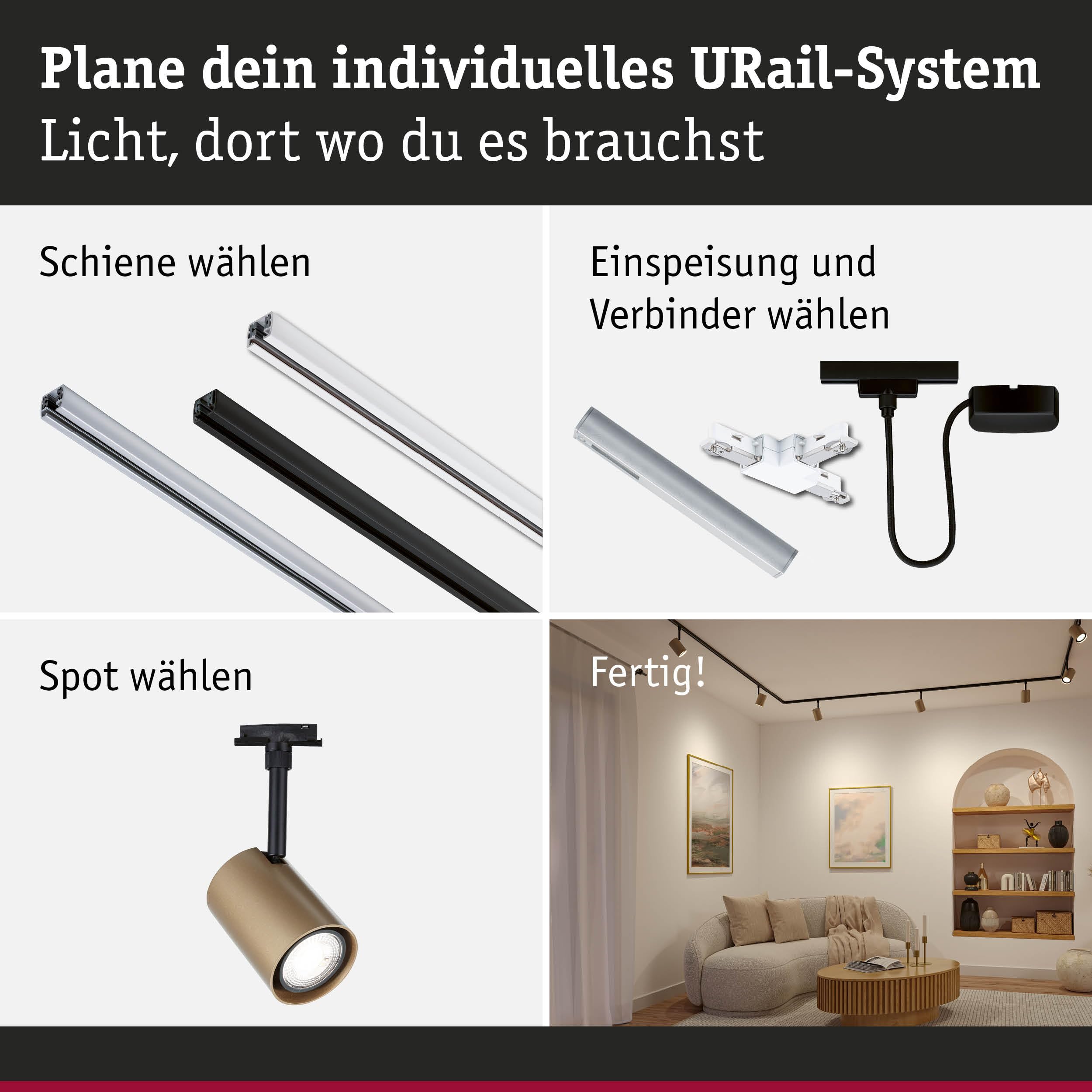 Paulmann URail Luxe 94917 Spot Gold GU10