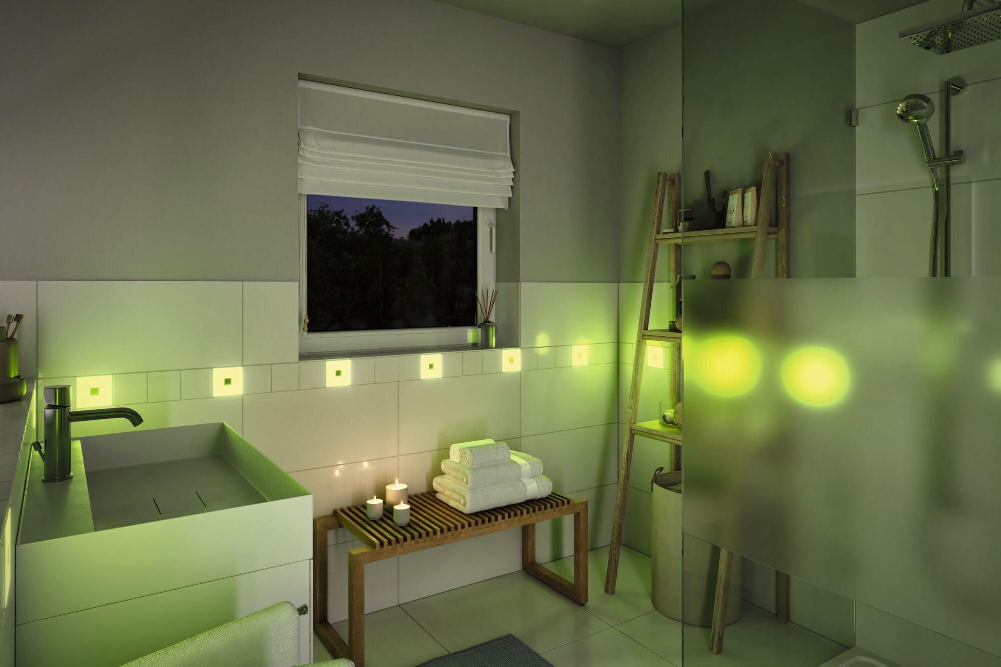 Paulmann LumiTiles Square Touch Modul Zigbee weiß IP44