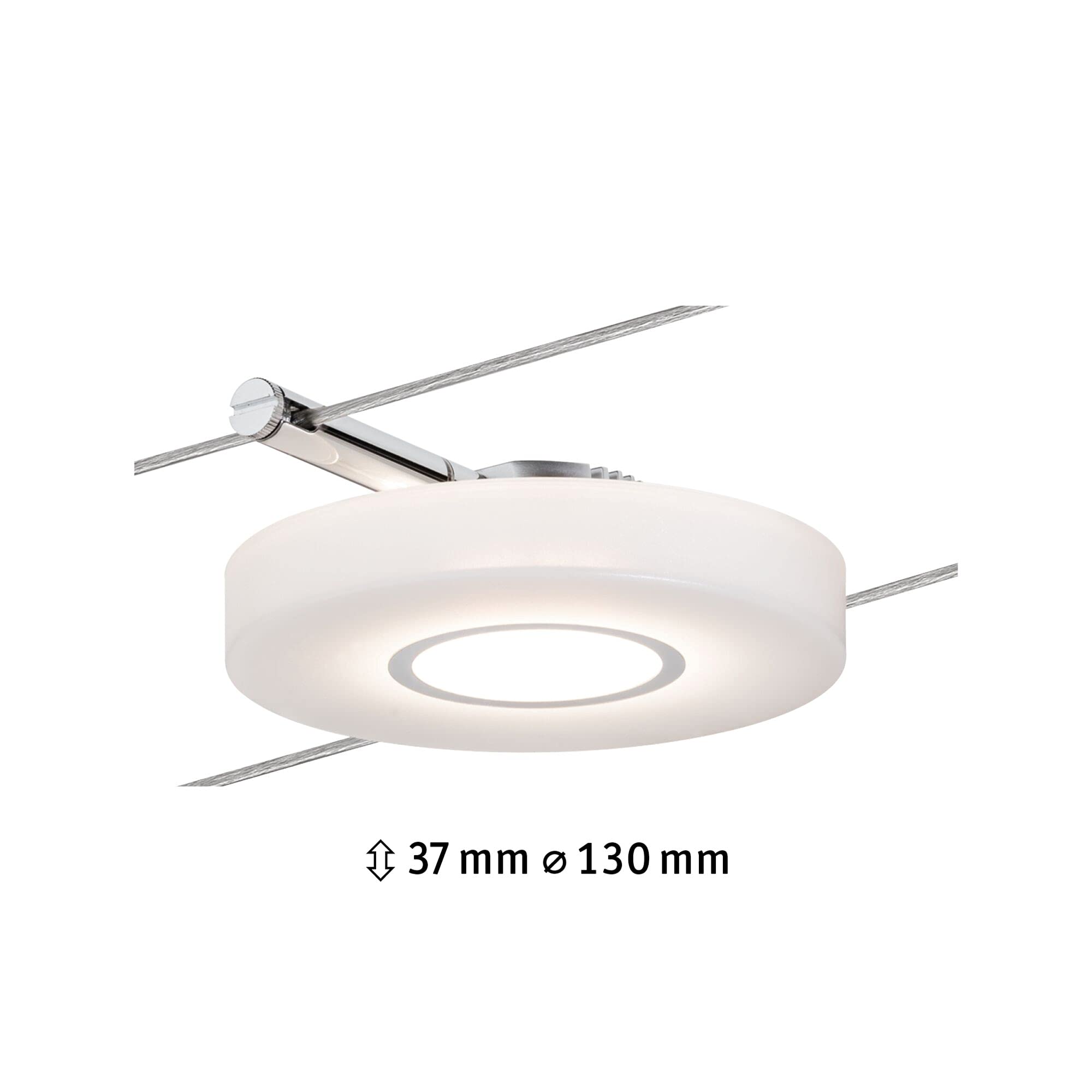 Paulmann 940.90 Seilsystem Einzelleuchte silber integriert LED