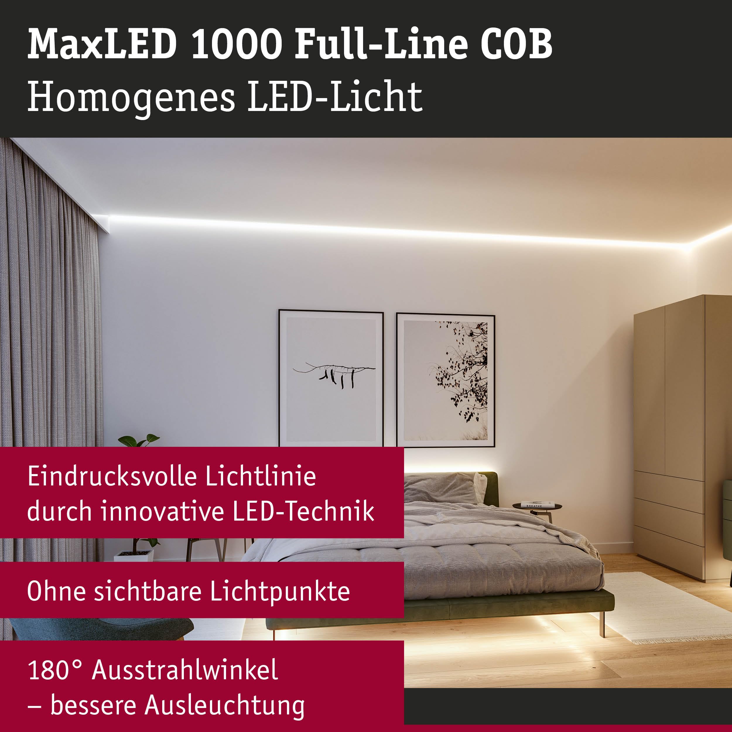 Paulmann MaxLED 1000 Full-Line COB Strip 1,5m Tunable White