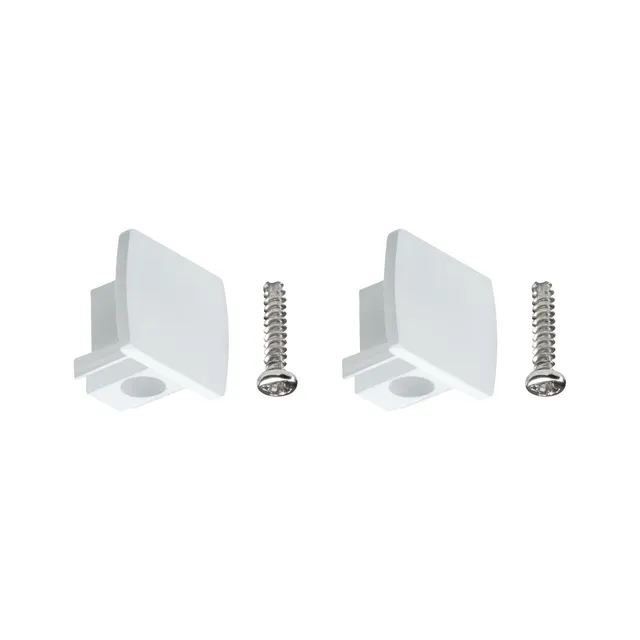 Paulmann URail 95497 Endkappe 2er-Set Weiß Schiene
