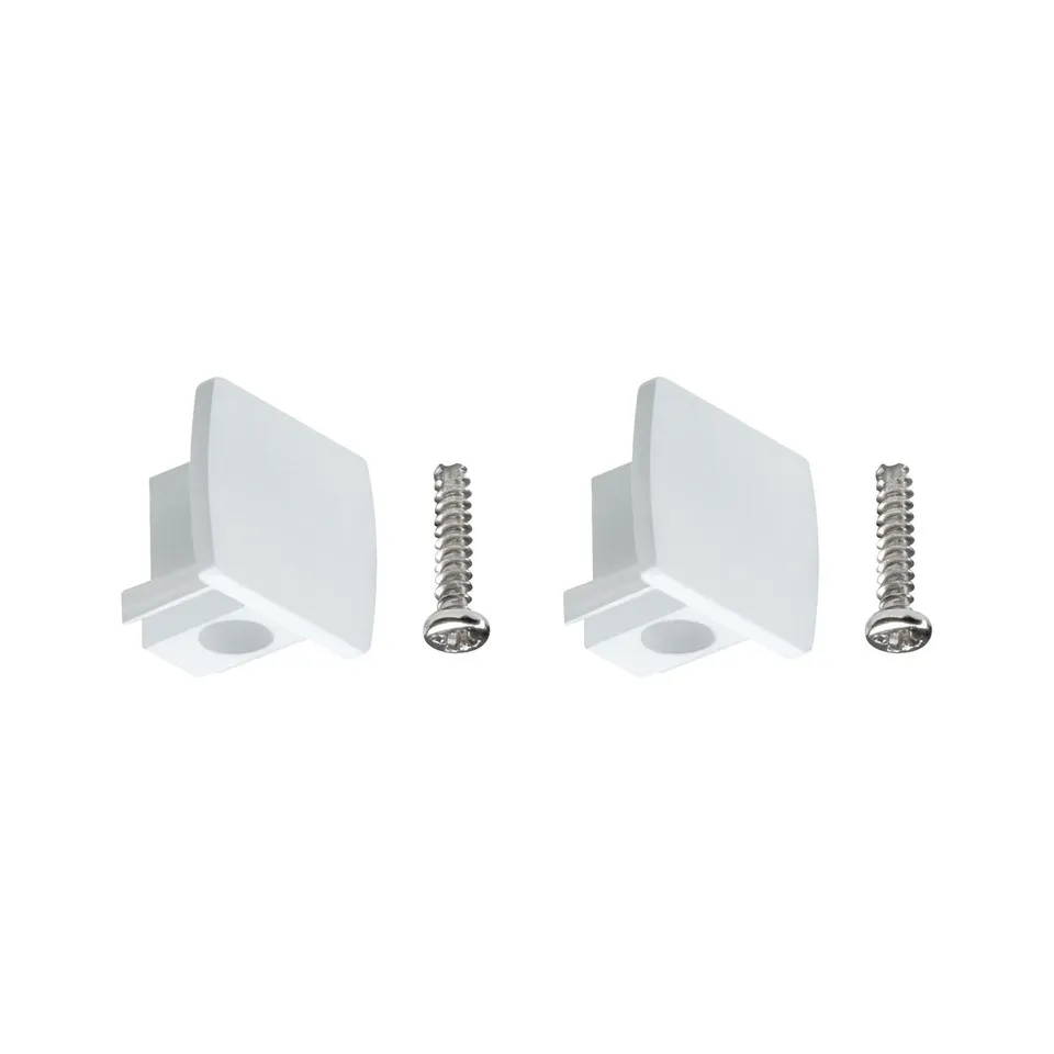 Paulmann URail 95497 Endkappe 2er-Set Weiß Schiene