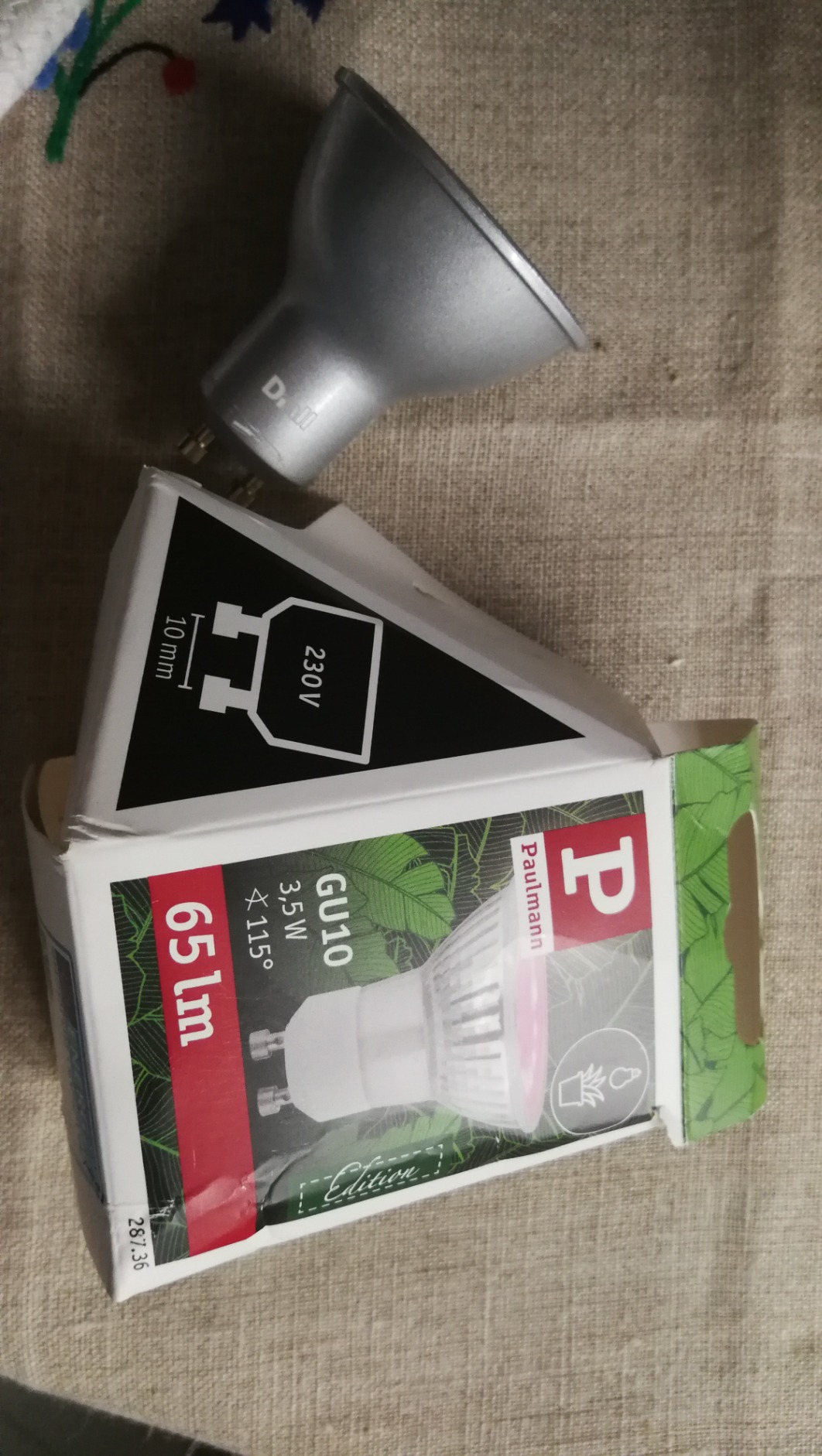 Paulmann 28736 LED-Pflanzenlampe GU10 Vollglas Wachstum