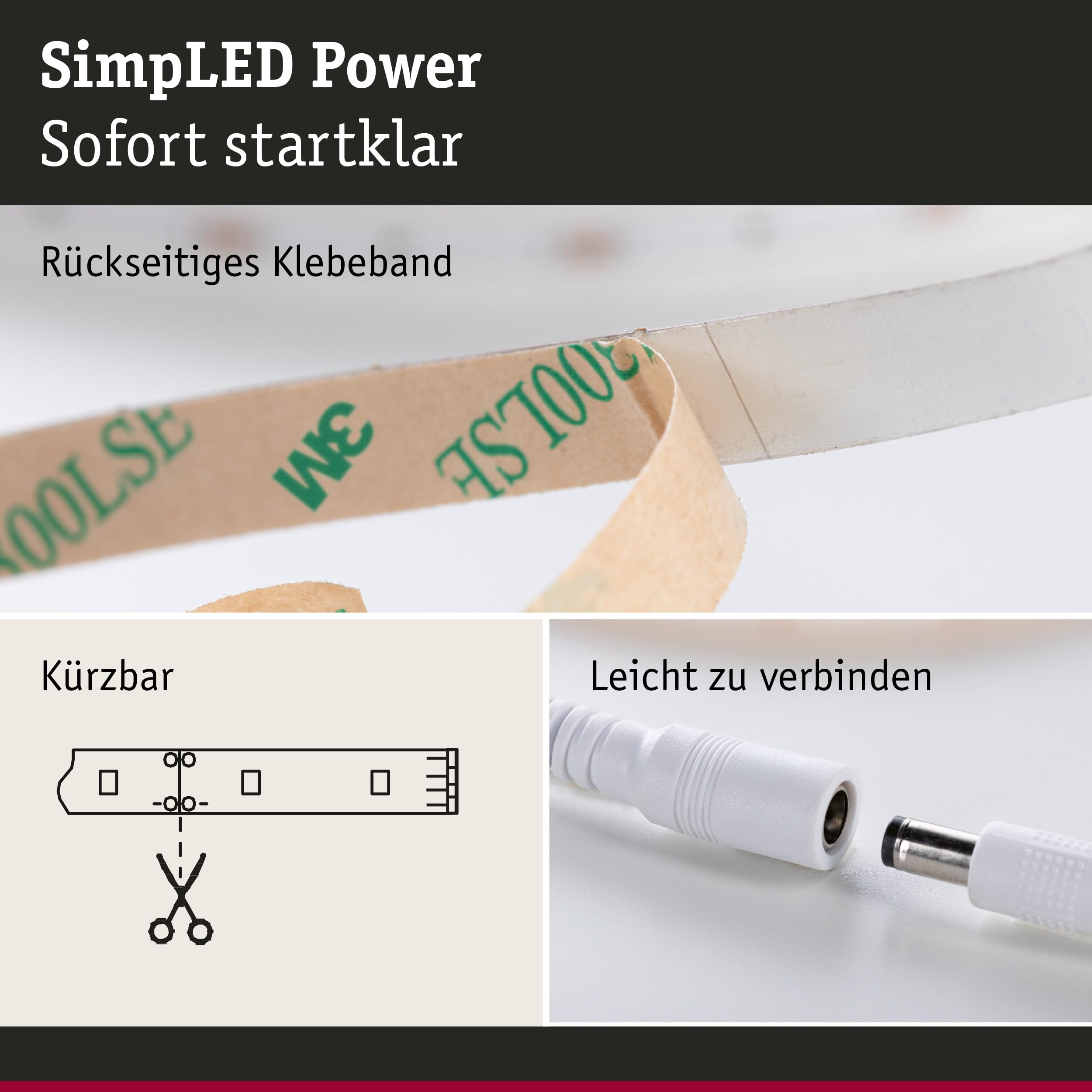 Paulmann SimpLED 789.59 LED-Strip 3m neutralweiß beschichtet