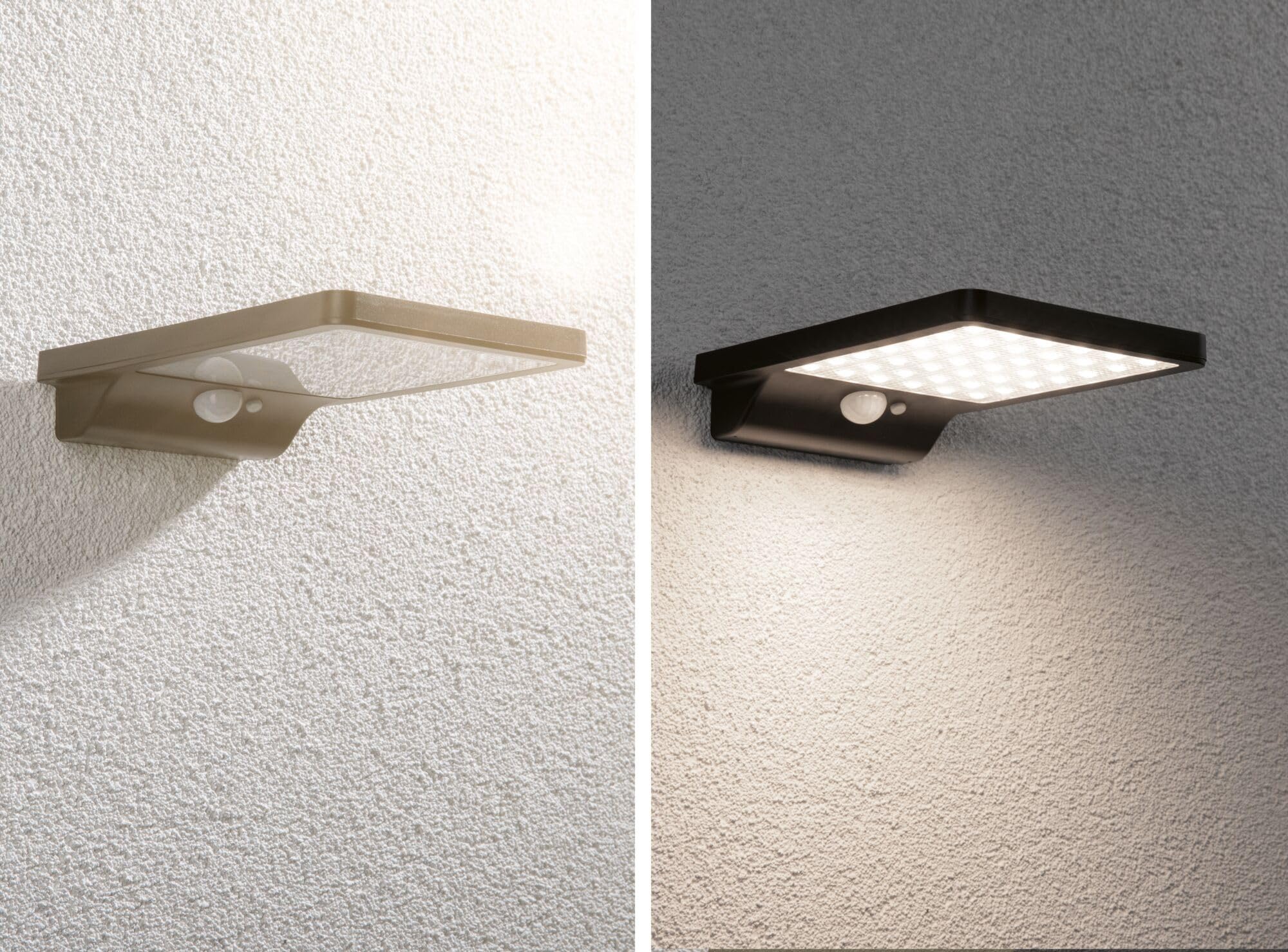 Paulmann Solveig 95393 Solar-Wandleuchte schwarz 3000 K