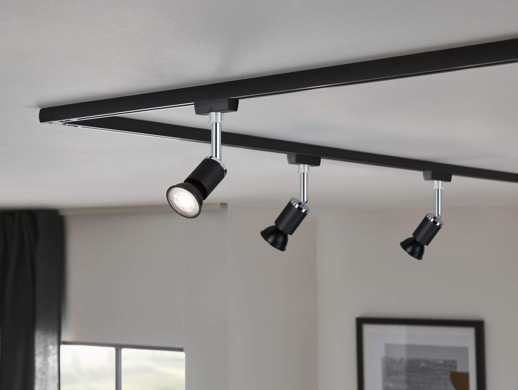 Paulmann 28751 LED Reflektor GU10 Schwarz 2700K