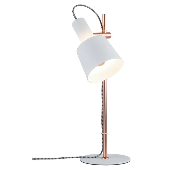 Paulmann Neordic 79658 Haldar Tischleuchte E14 weiß-kupfer