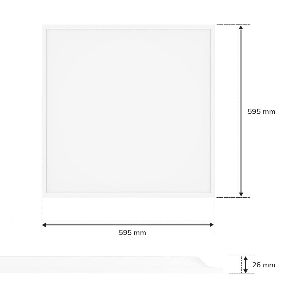 Hoftronic LED Panel 60x60 4000K dimmbar 36W