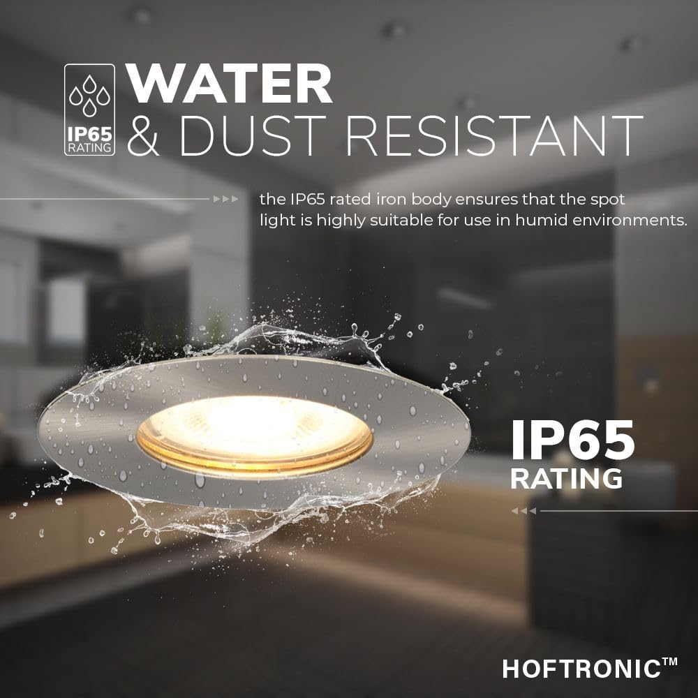 Hoftronic LED Einbaustrahler Edelstahl 6er 6000K IP64