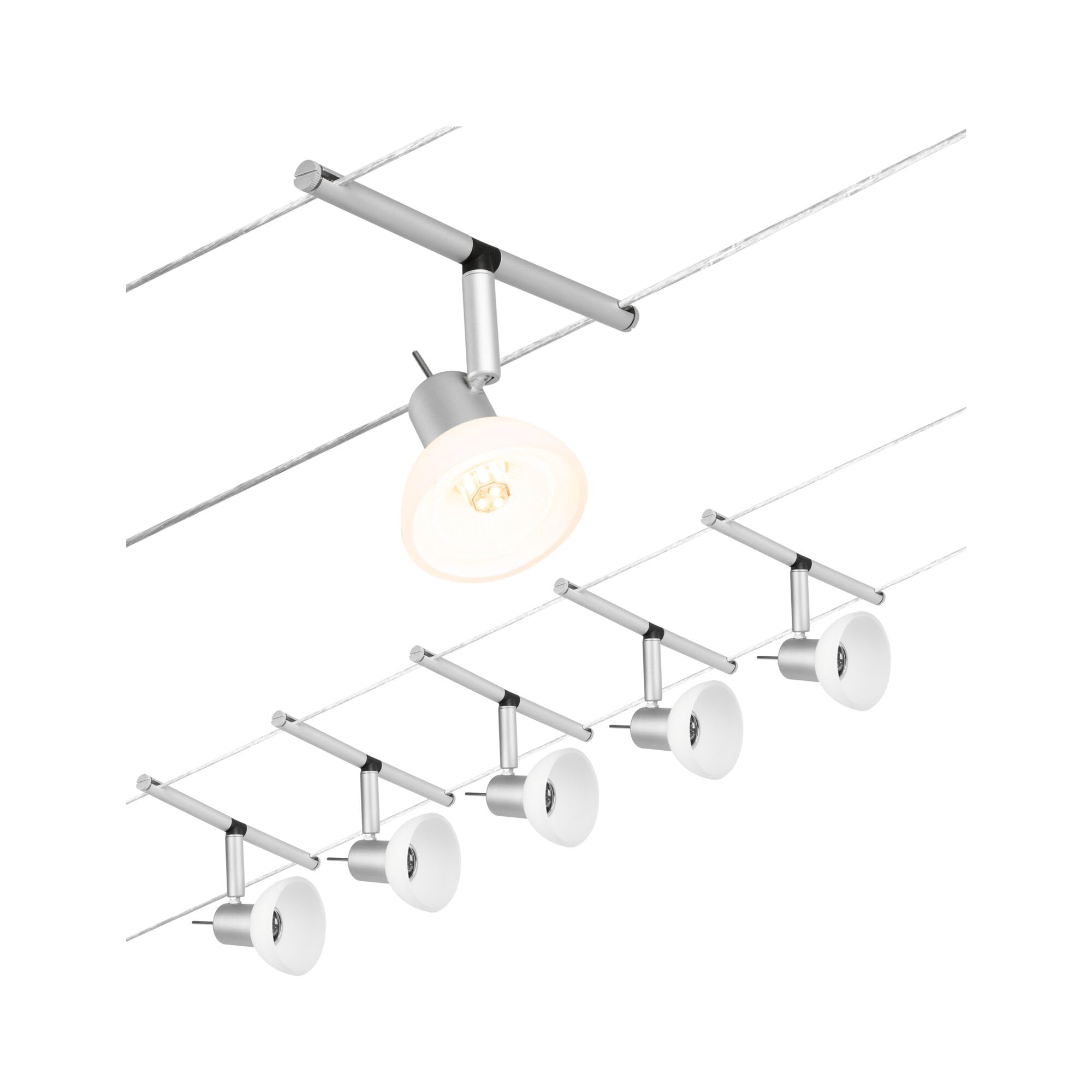 Paulmann CorDuo Sheela 94448 Seilsystem chrom matt