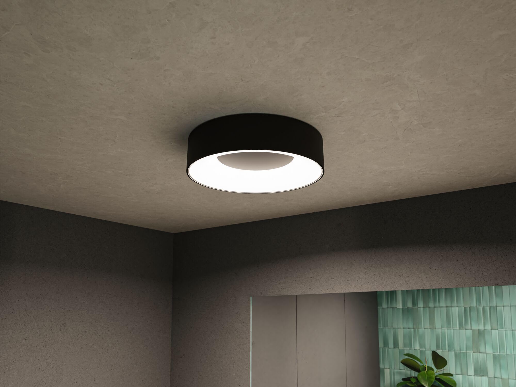 Paulmann 71096 Casca LED Deckenleuchte IP44 schwarz