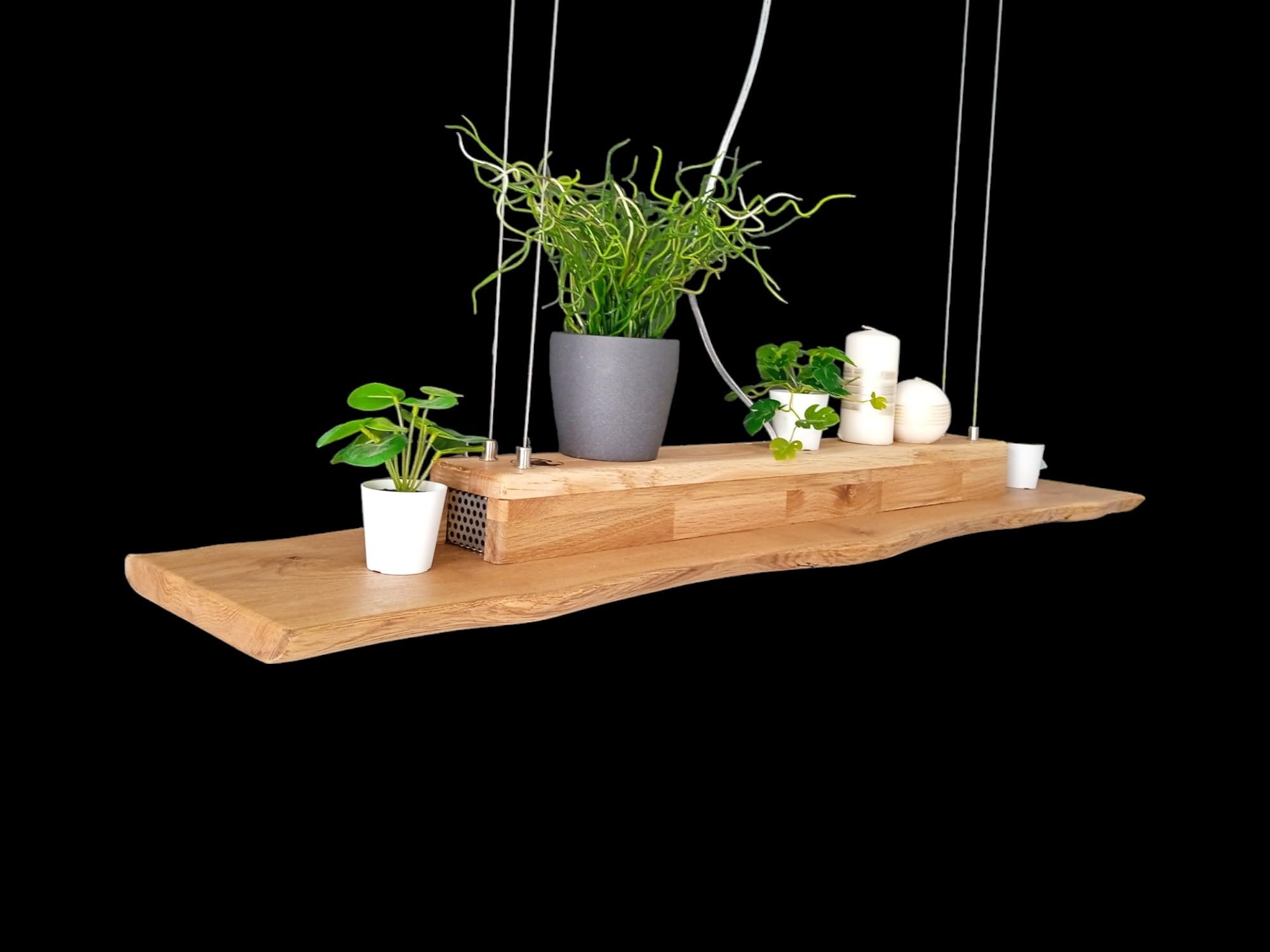 FRIESENLICHT Tako Pendelleuchte Holz 120cm 4 Spots