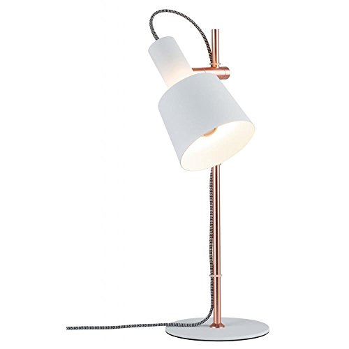 Paulmann Neordic 79658 Haldar Tischleuchte E14 weiß-kupfer