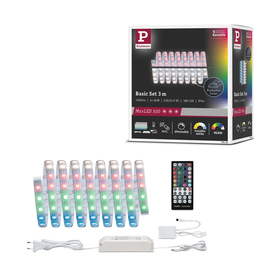 Paulmann MaxLED RGBW Basisset LED-Strip 3m beschichtet