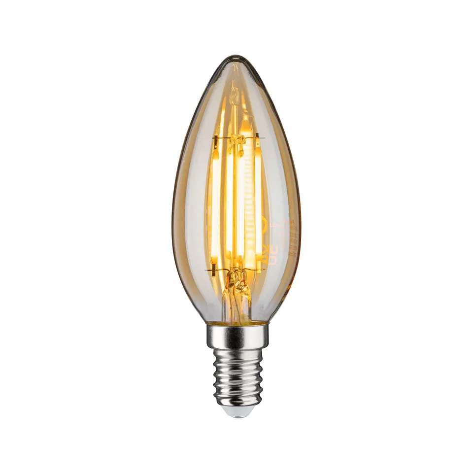 Paulmann 28705 LED Kerze E14 Gold 4,7W 2500K dimmbar