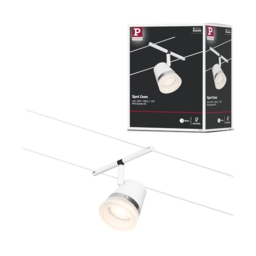 Paulmann CorDuo Seilspot Cone Weiß matt GU5,3