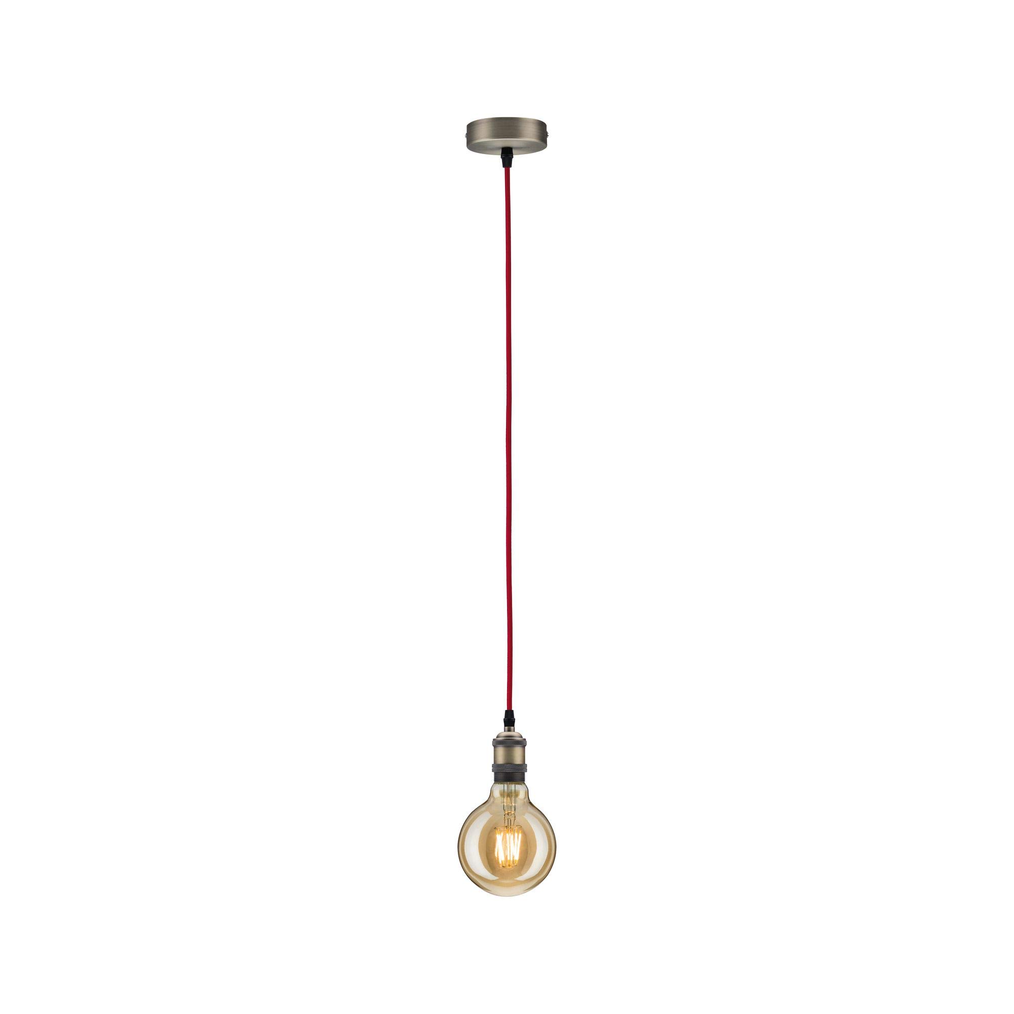 Paulmann Neordic Eldar 50386 Pendelleuchte Rot E27