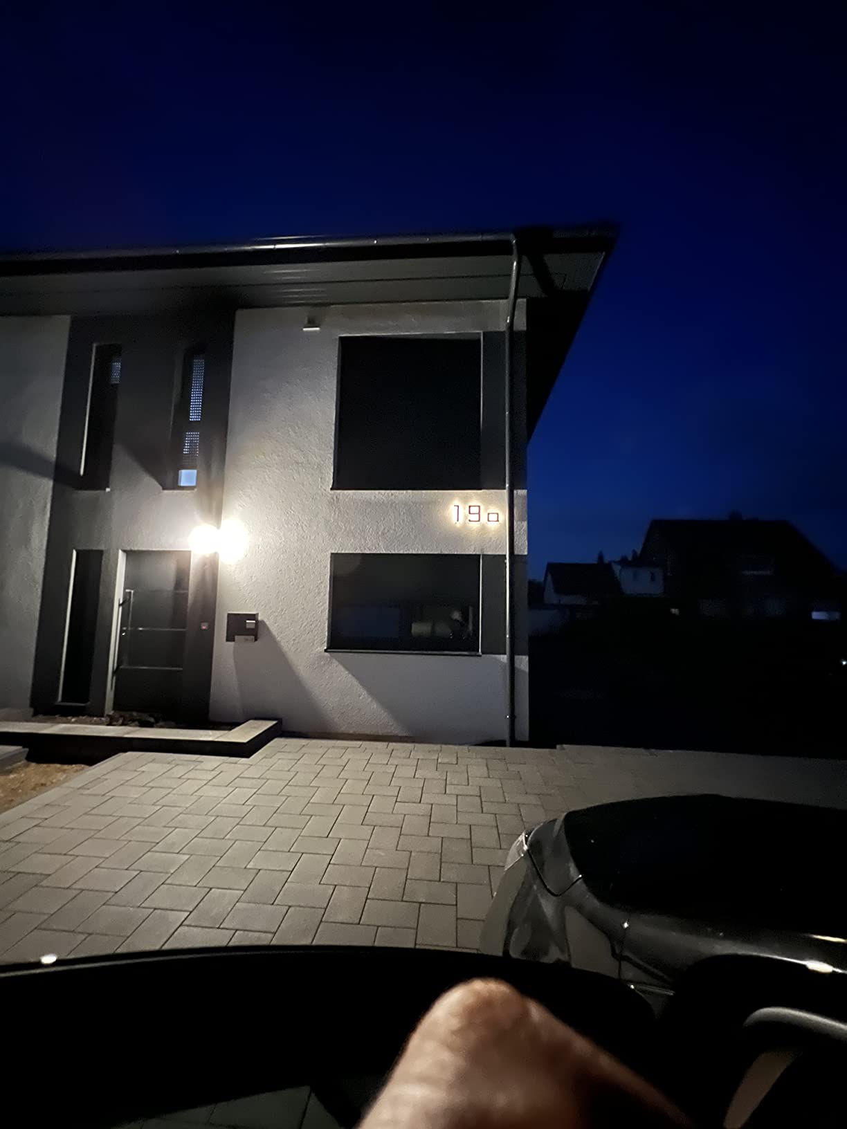 Paulmann LED Solar Hausnummer 1 IP44 Schwarz warmweiß