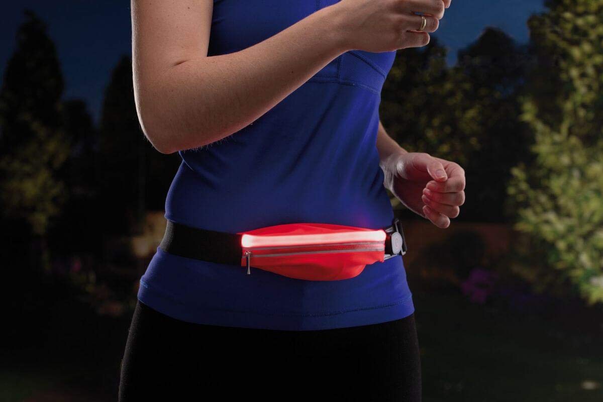 Paulmann 70968 Function Laufgurt LED rot mit Smartphone-Fach