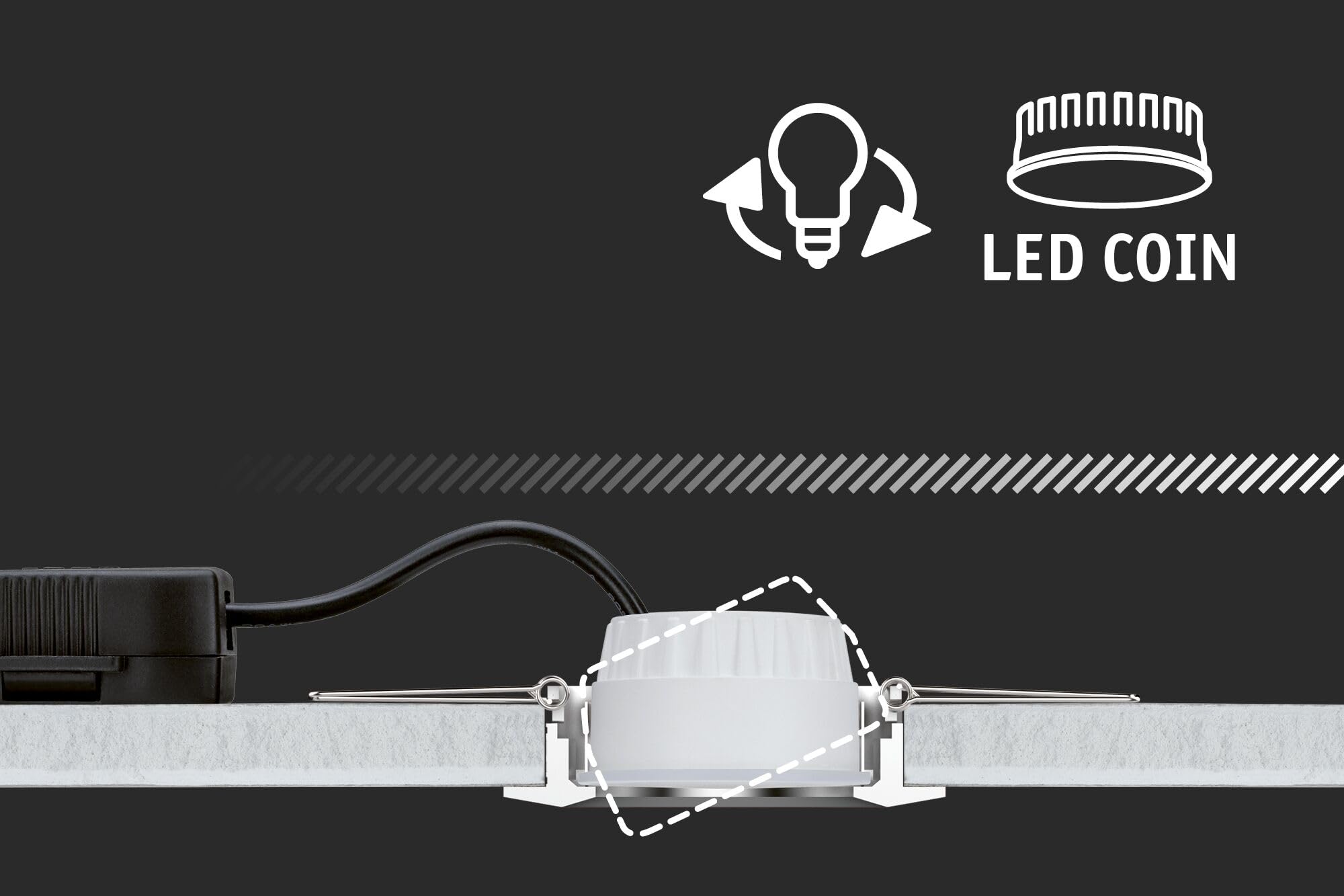 Paulmann 92963 Coin LED-Modul Tunable White Zigbee 6,5W