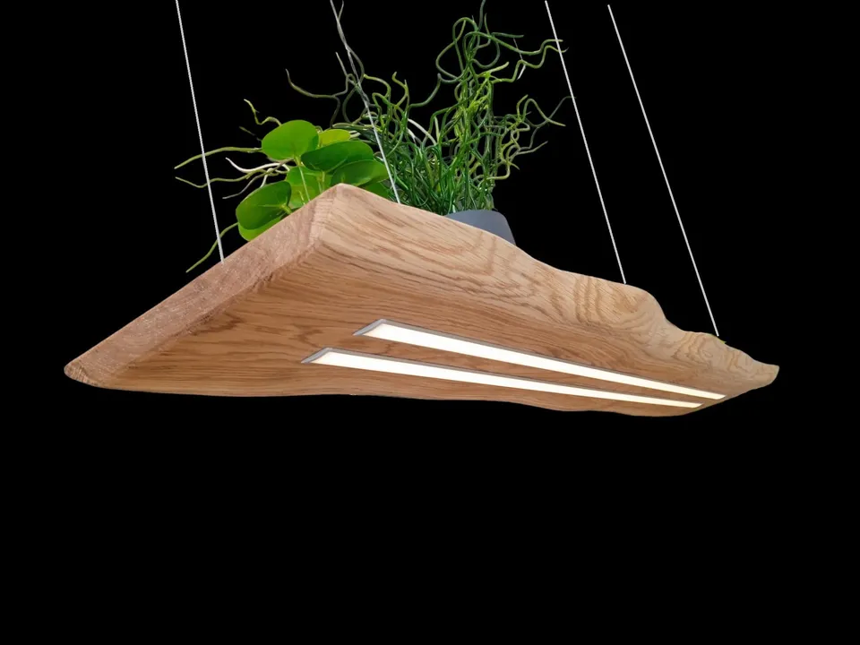 FRIESENLICHT Aria Hängelampe Holz 120cm dimmbar