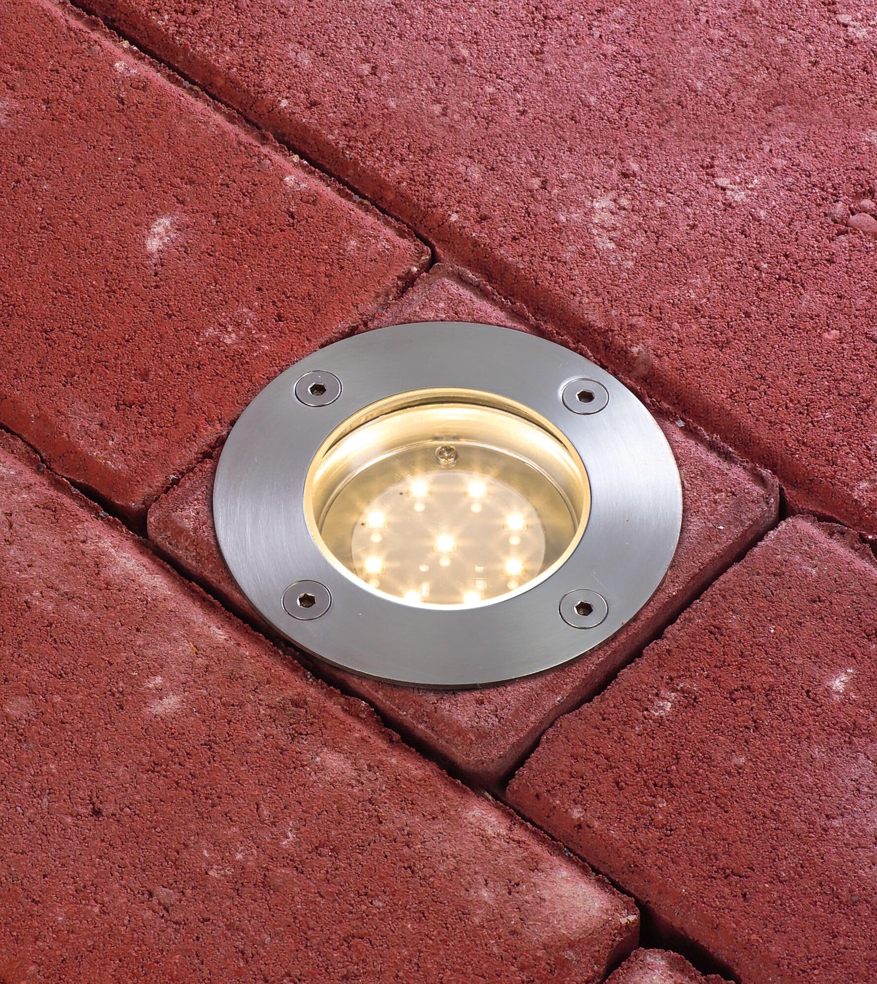 Paulmann 93788 Bodenspot Edelstahl warmweiß IP67