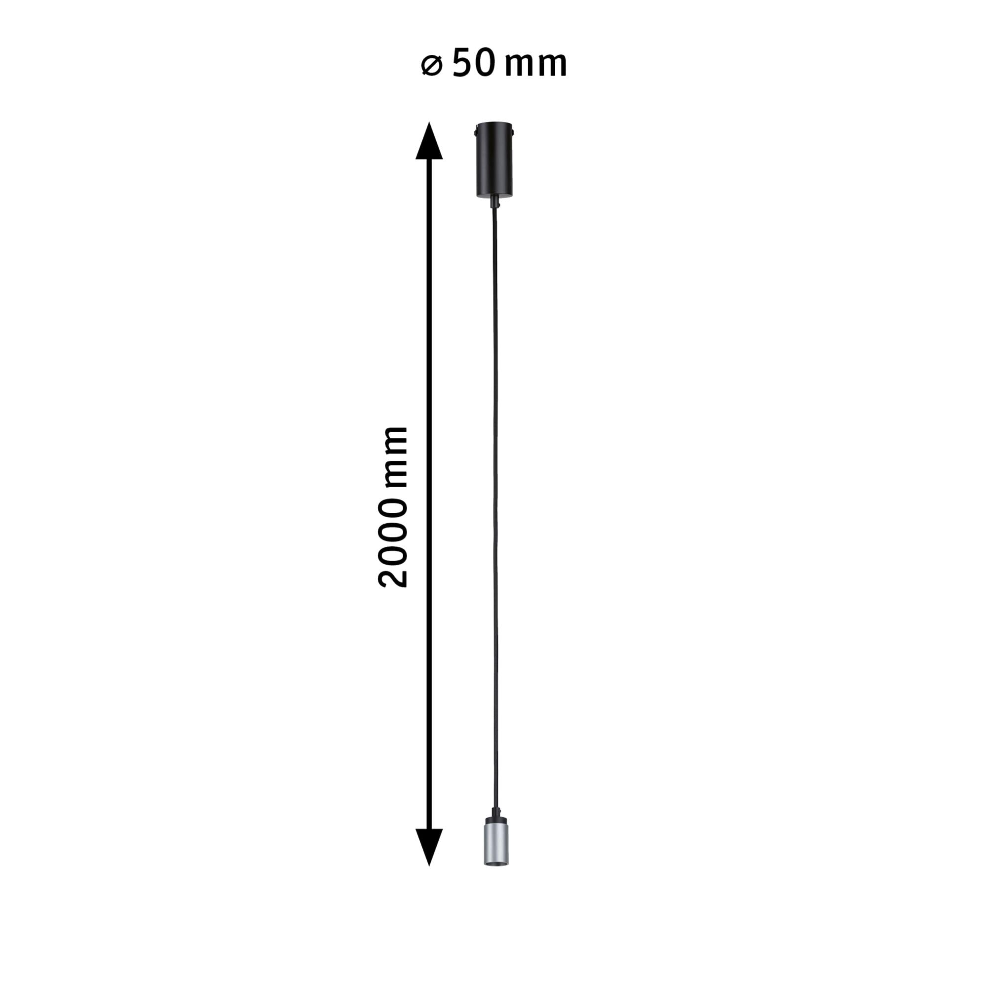 Paulmann Neordic Runa 79519 Pendelleuchte GU10 schwarz
