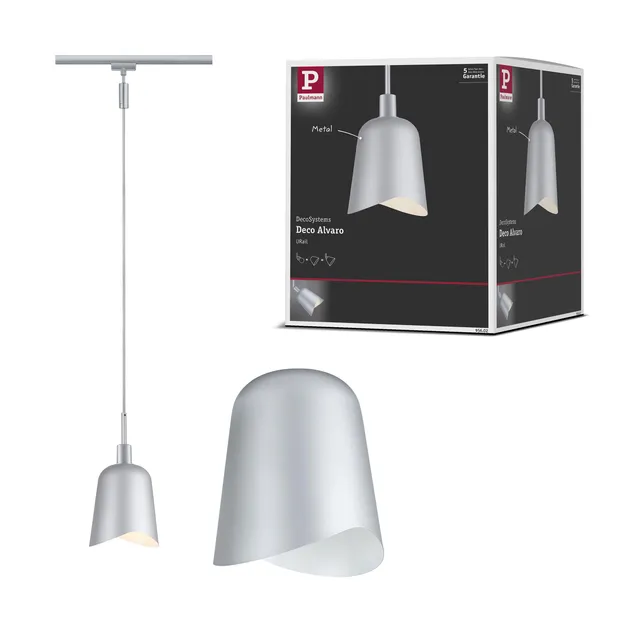 Paulmann URail Alvaro DecoSystems Schirm Chrom-Weiß 144mm