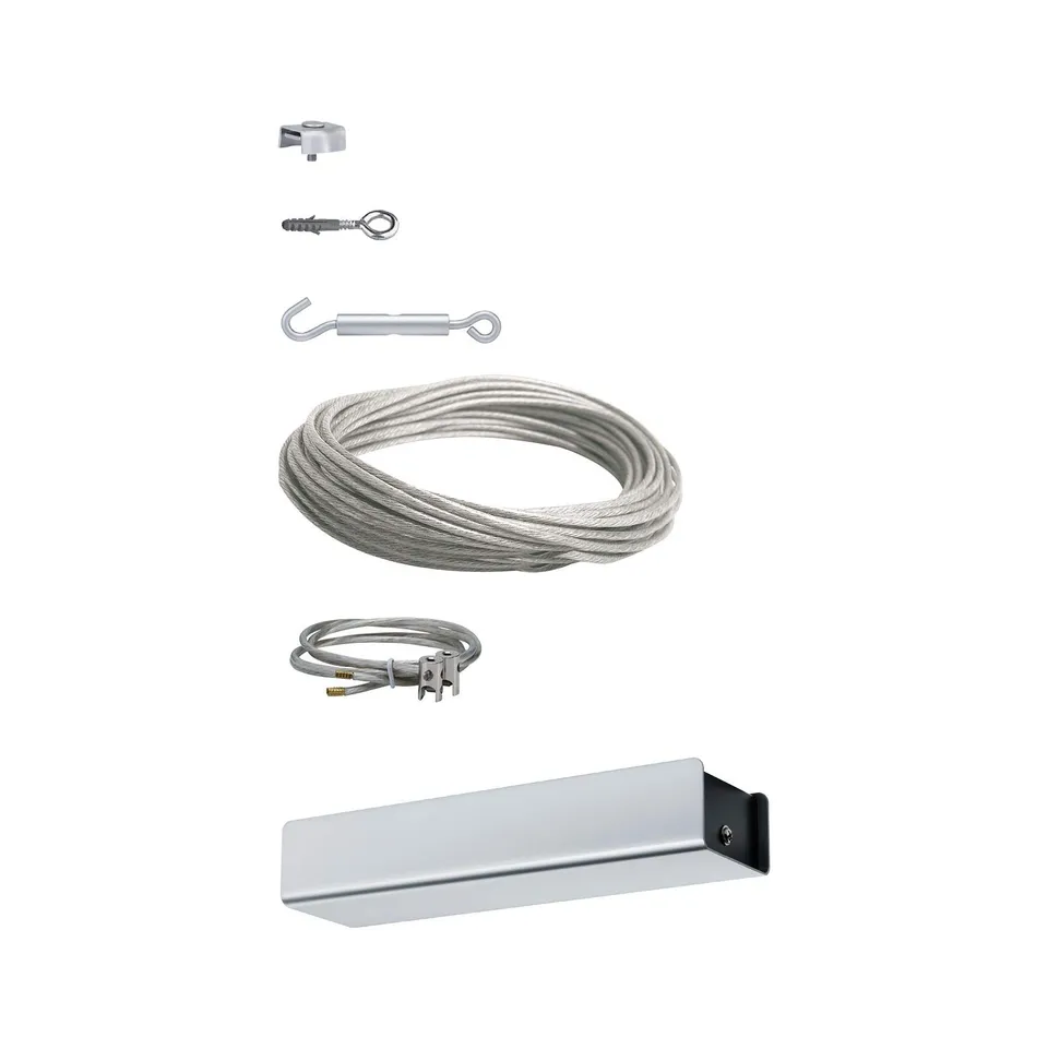 Paulmann 94096 Seil-Basissystem 15m chrom matt 36W
