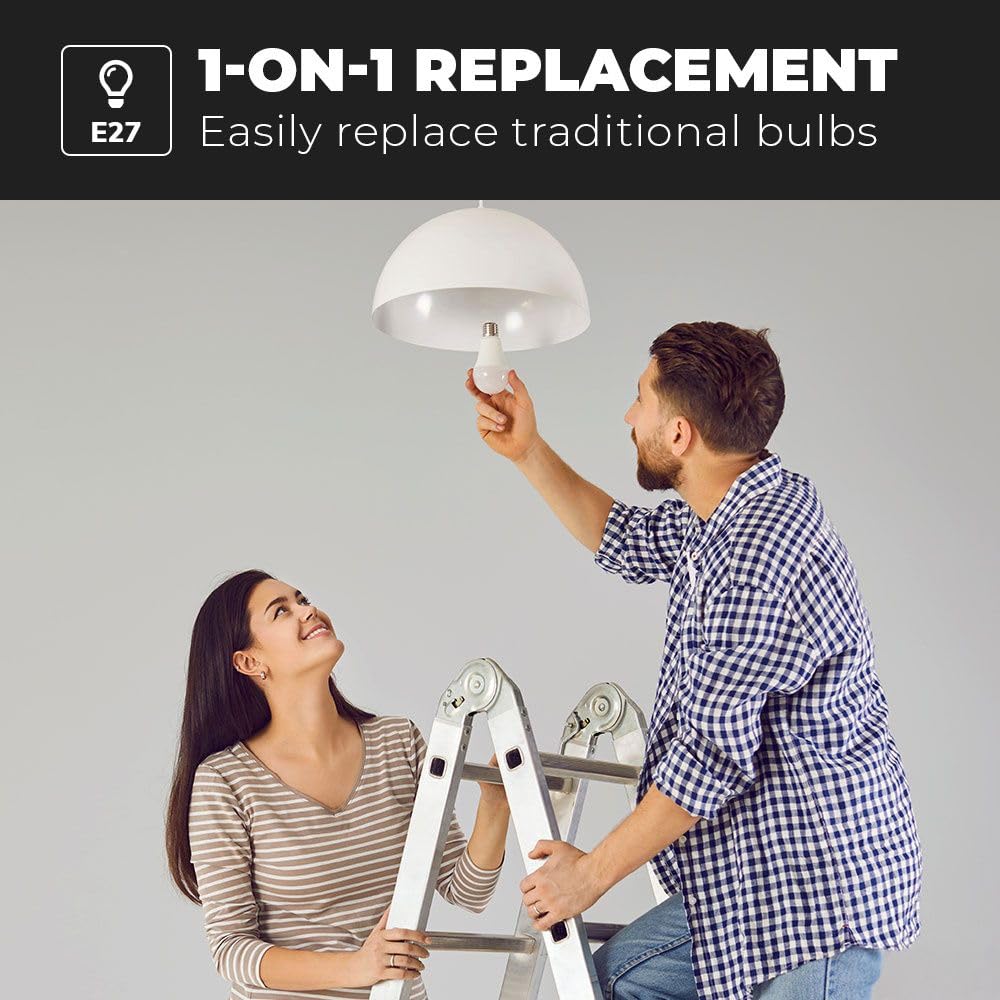 Hoftronic E27 LED Birne 10,5W 10er Warmweiß