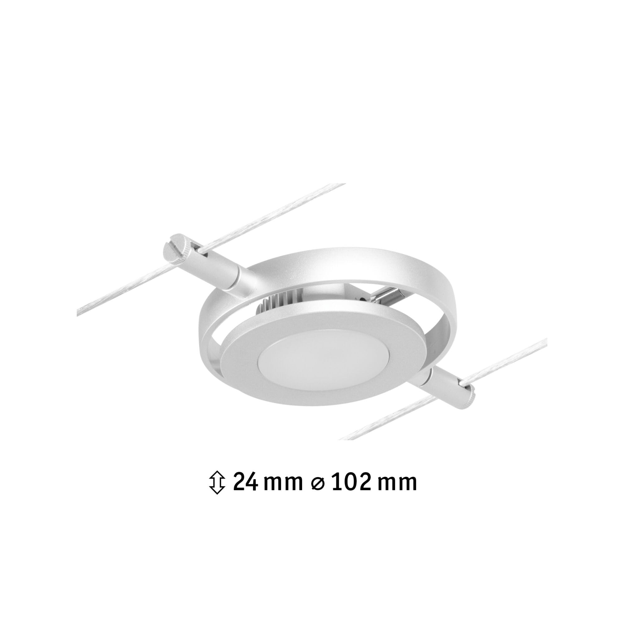 Paulmann Wire RoundMac Seilspot chrom warmweiß