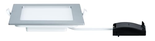Paulmann LED Einbaupanel 12W eckig Einbauleuchte chrom warmweiss