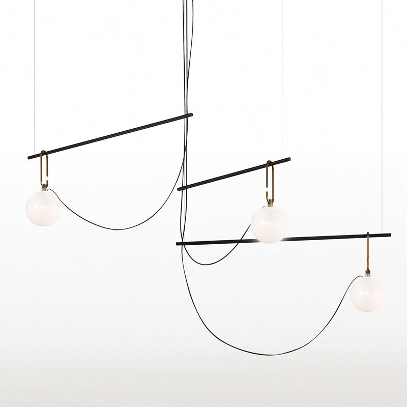 Artemide NH Pendelleuchte S1 14 Messing Glas