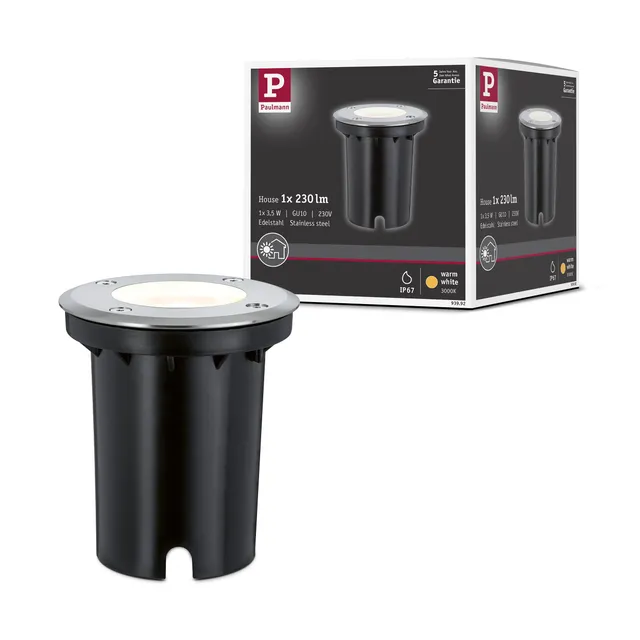 Paulmann Special 939.92 Bodeneinbauleuchte IP67 GU10 Set