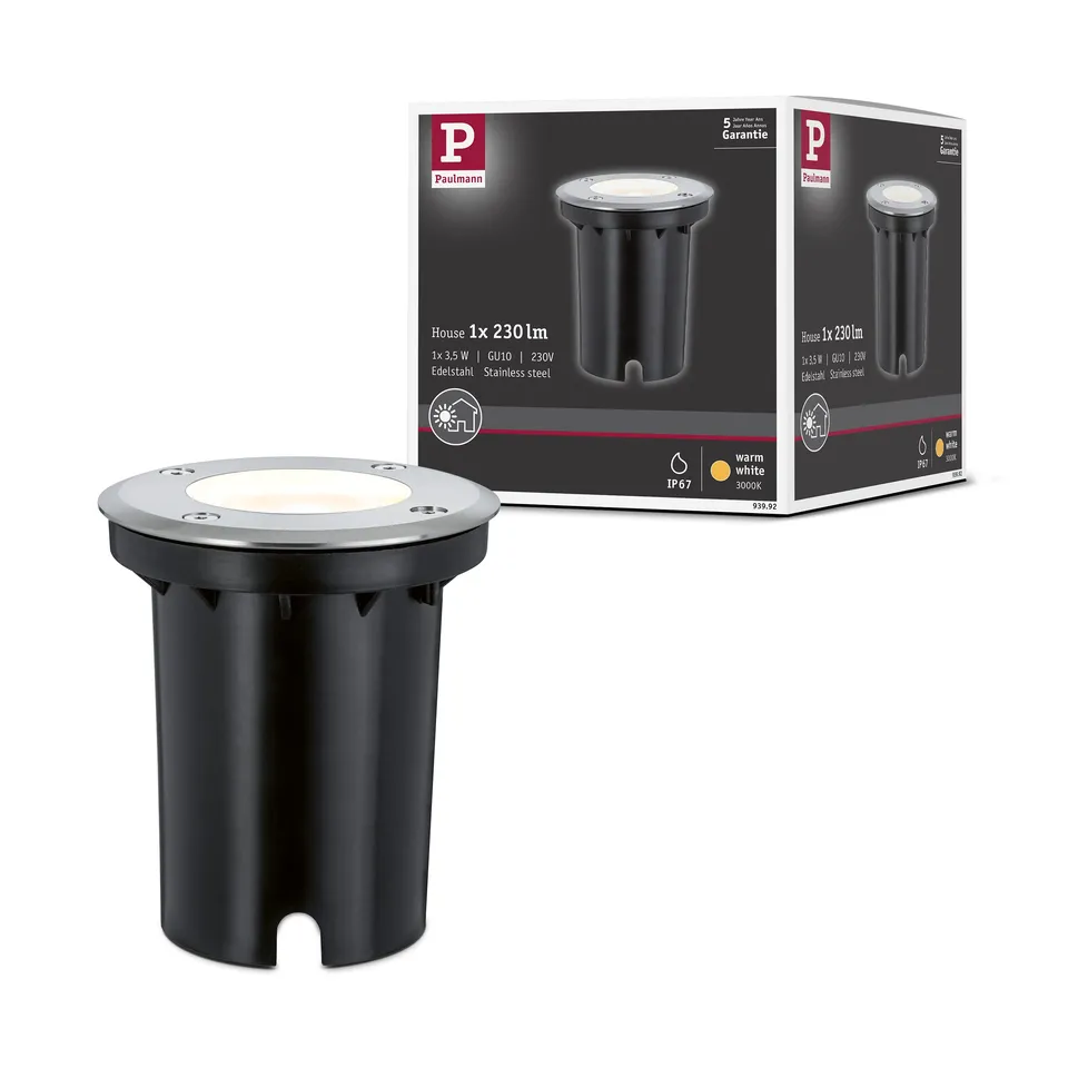 Paulmann Special 939.92 Bodeneinbauleuchte IP67 GU10 Set