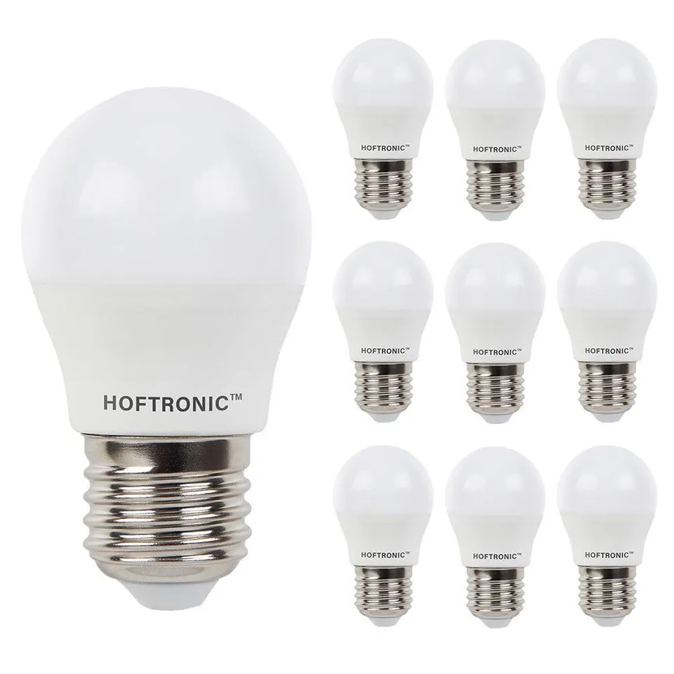 Hoftronic LED E27 Glühbirne 6500K 10er Tageslicht