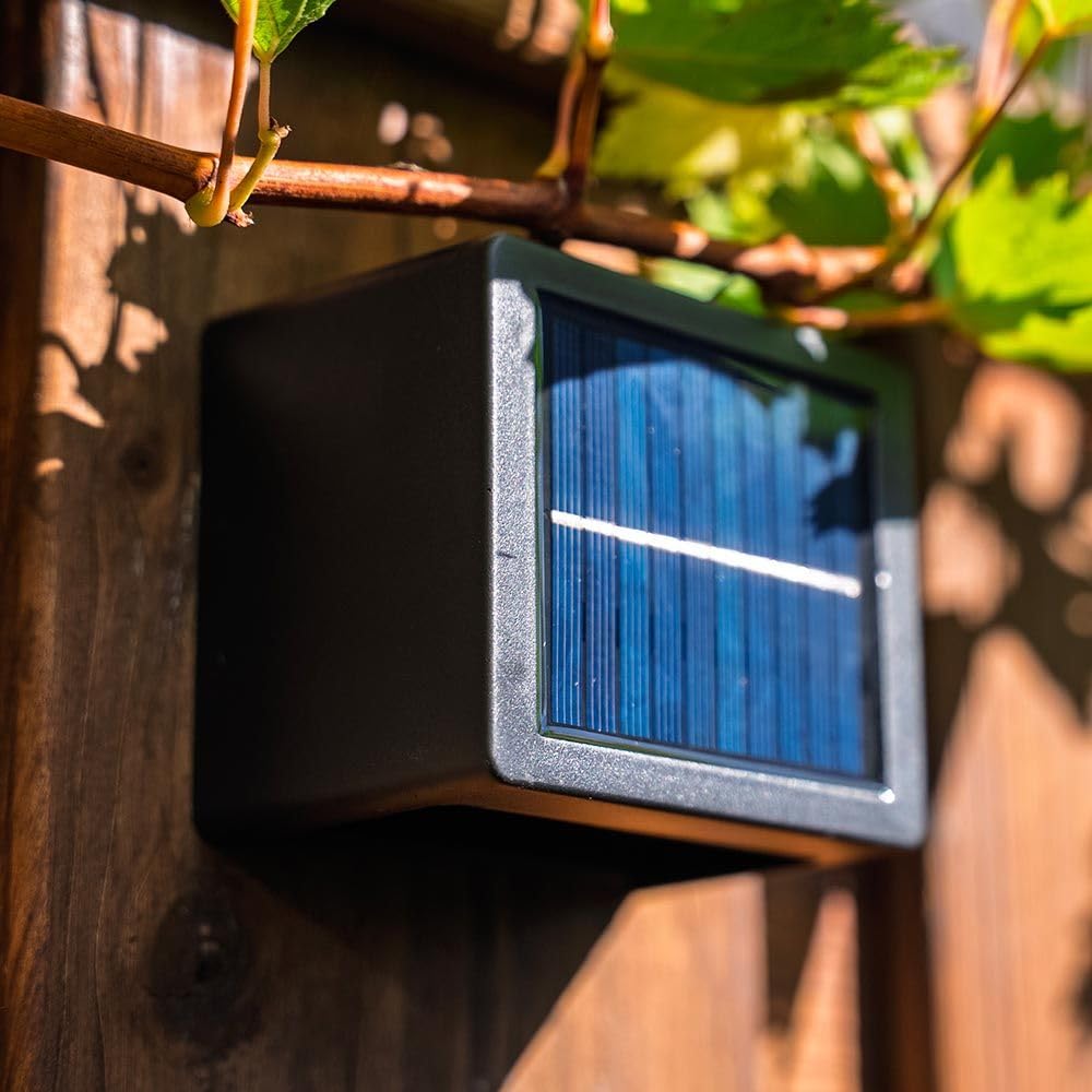 Hoftronic Louis Solar Wandleuchte 2er Set IP65