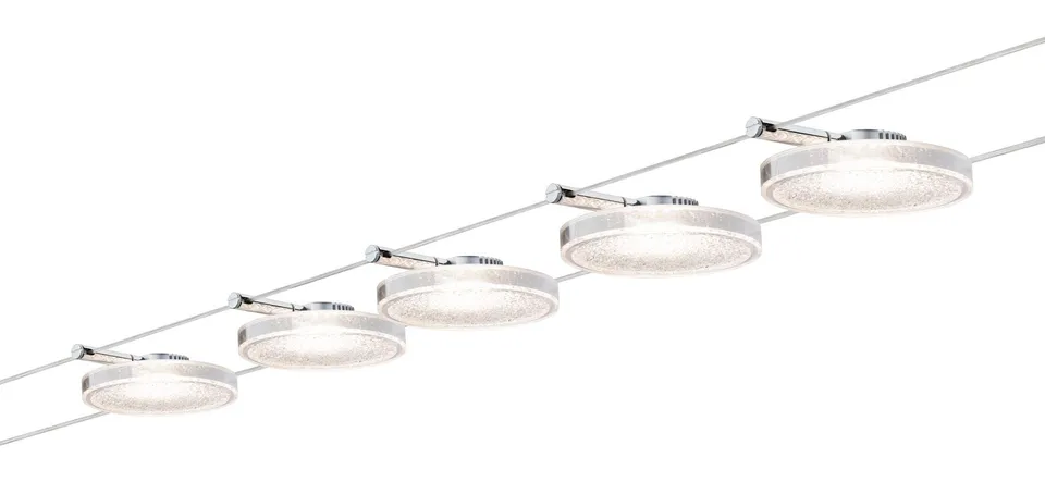 Paulmann 941.10 Seilsystem LED Set Chrom 5-flammig
