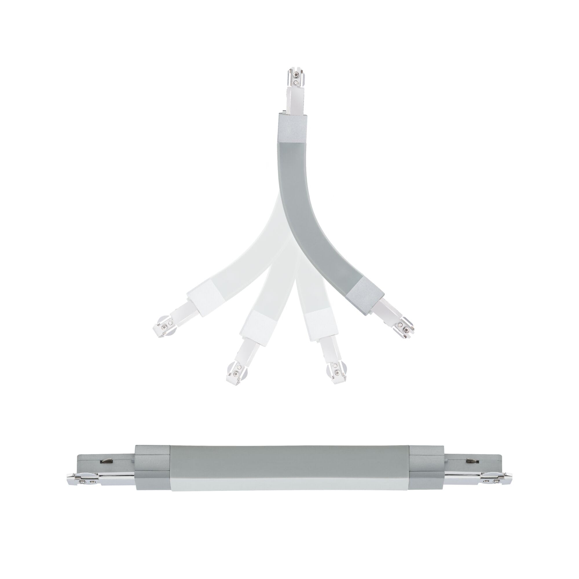 Paulmann URail Flex II Verbinder Chrom matt 2er-Set