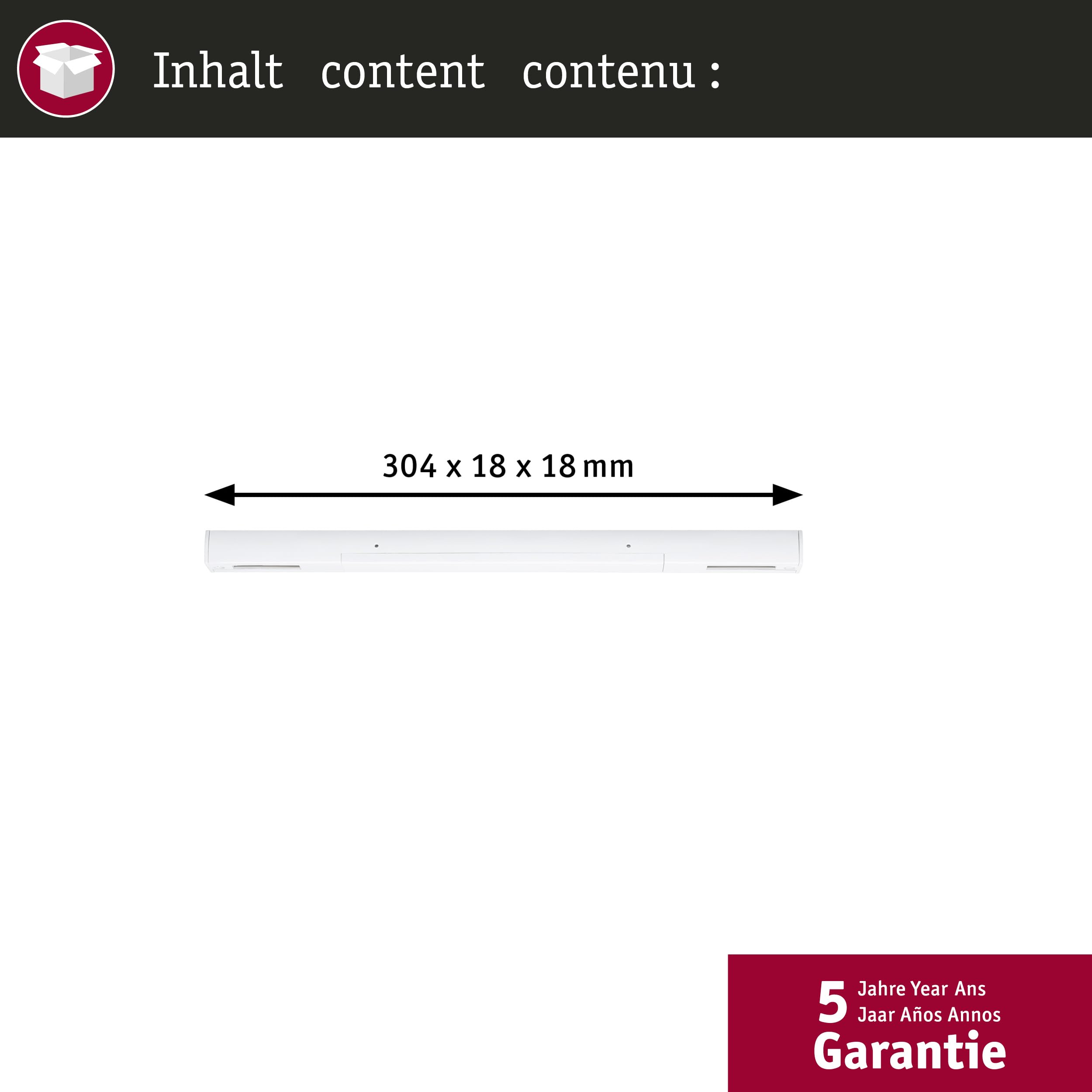 Paulmann URail 95668 Mitteleinspeisung Zigbee 3.0 Signalweiß dimmbar