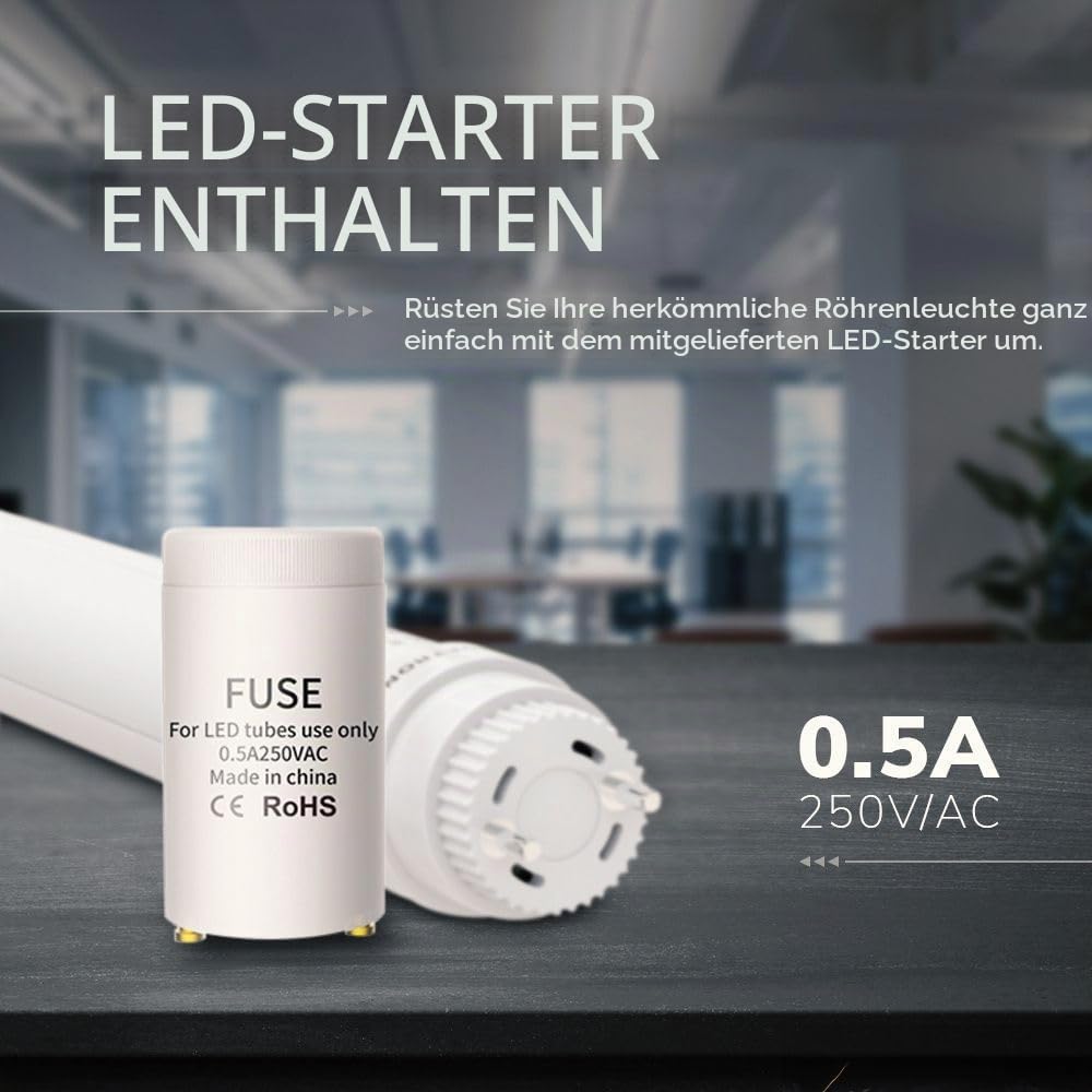 Hoftronic LED T8 Röhre 150cm 24W kaltweiß 1er