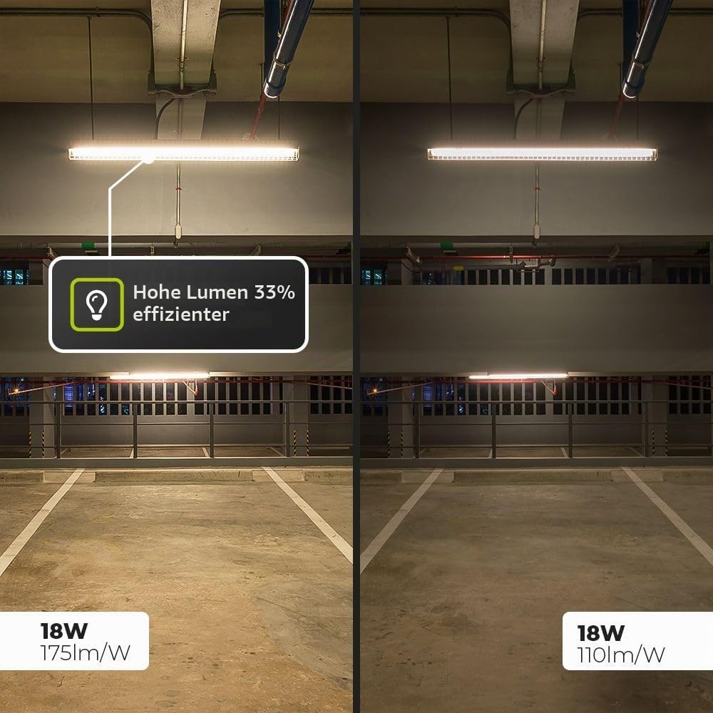 Hoftronic LED Röhre 120cm 18W 4000K Neutralweiß