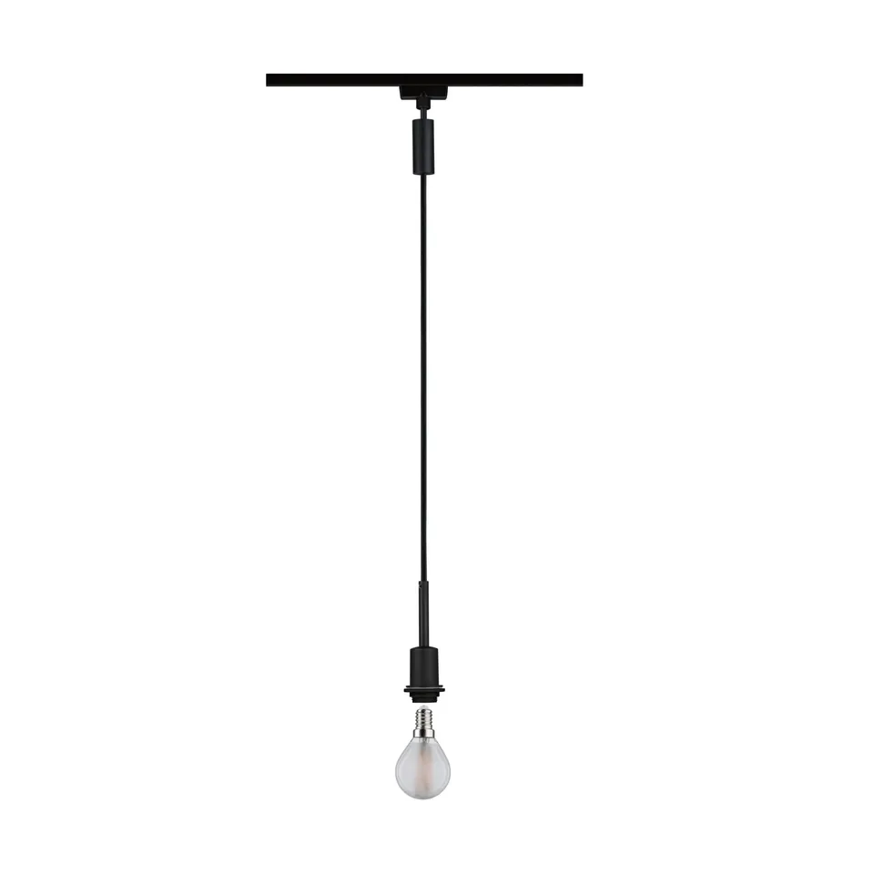 Paulmann 96912 URail Pendelleuchte E14 schwarz dimmbar