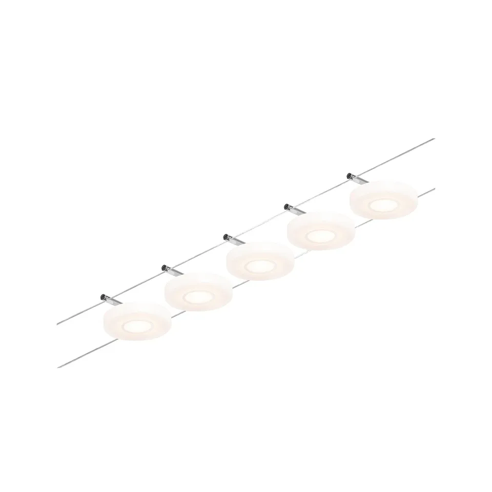 Paulmann Wire DiscLED Seilsystem 5x4,5W Chrom