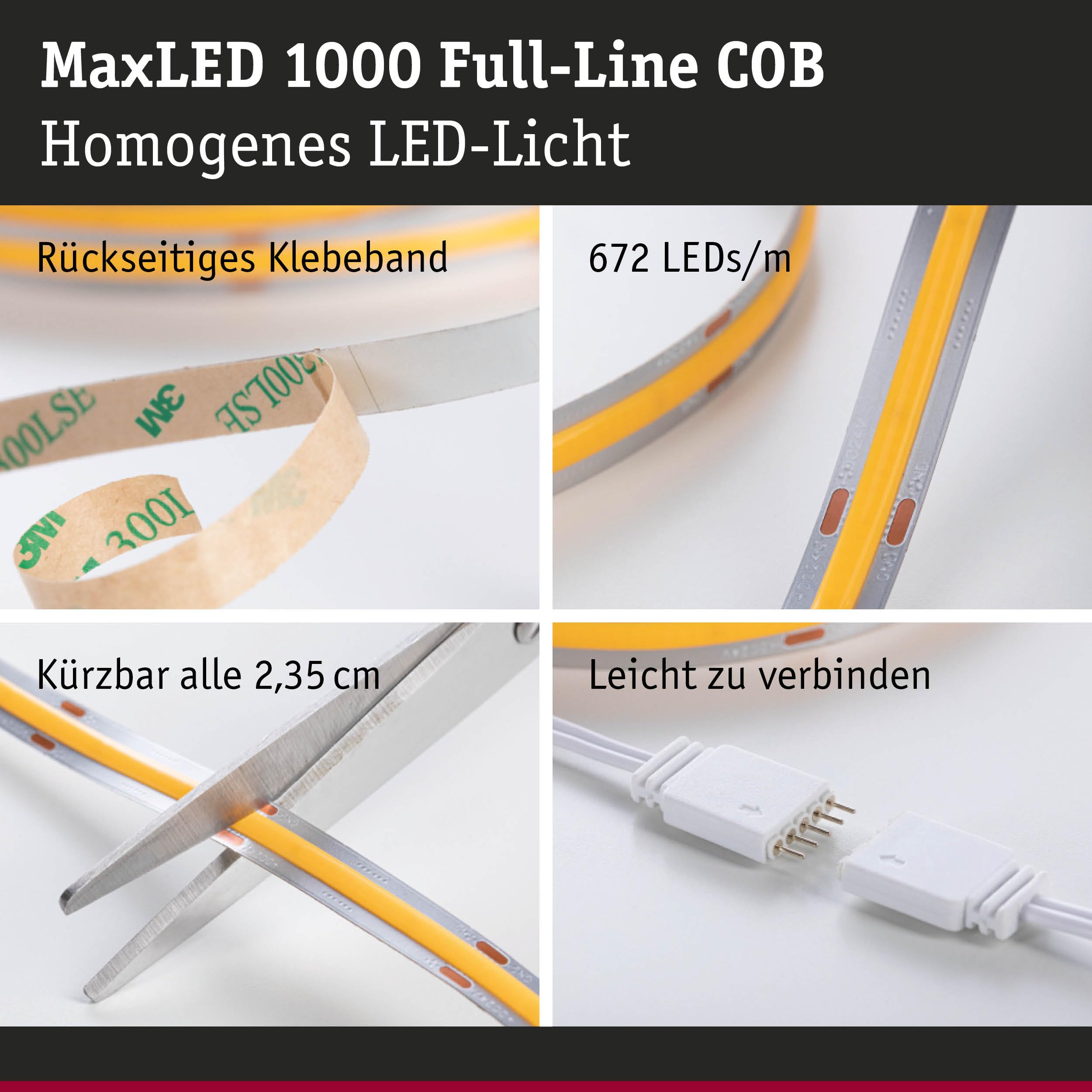 Paulmann MaxLED 1000 Full-Line COB Strip 1,5m Tunable White