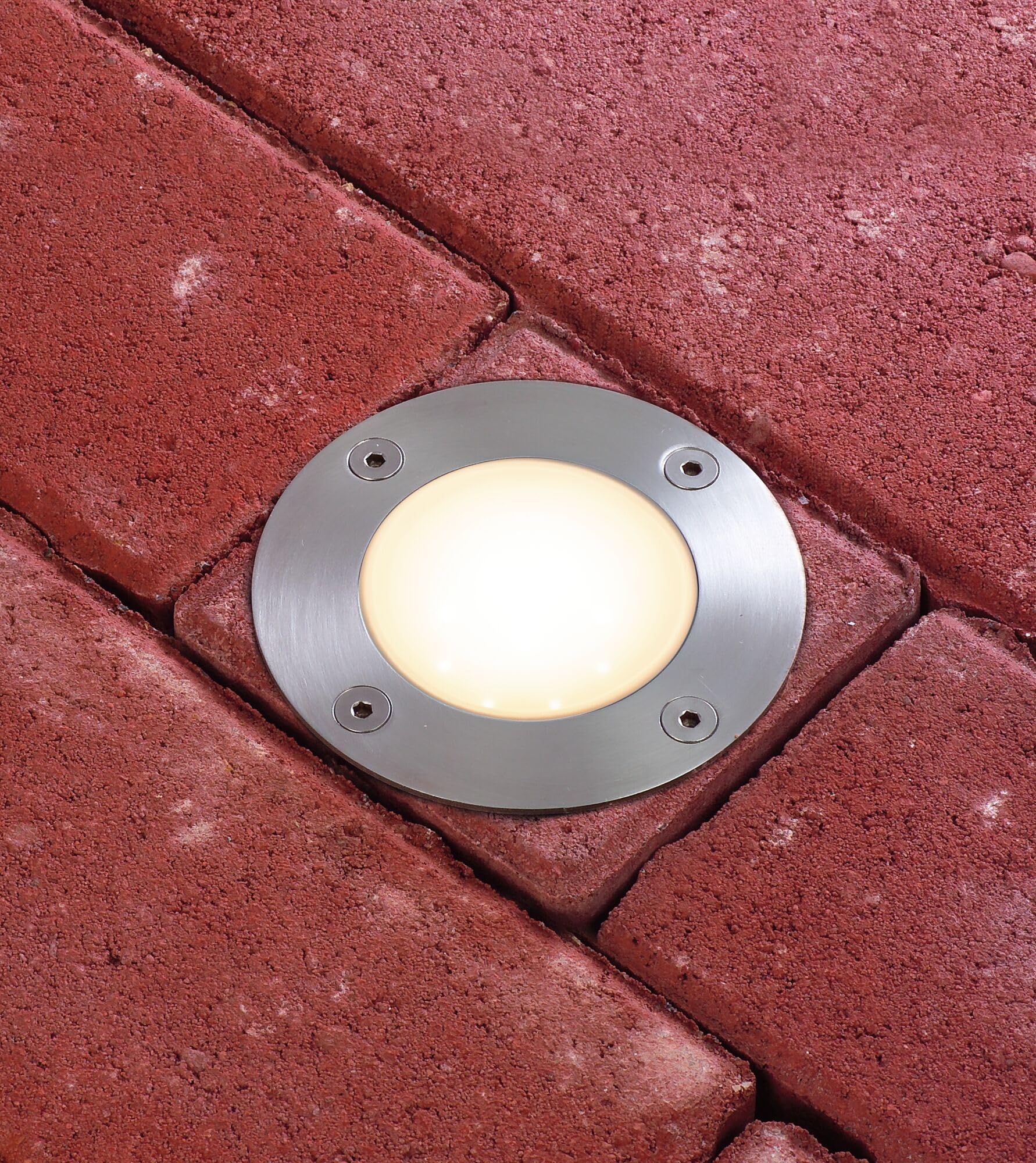 Paulmann 93788 Bodenspot Edelstahl warmweiß IP67
