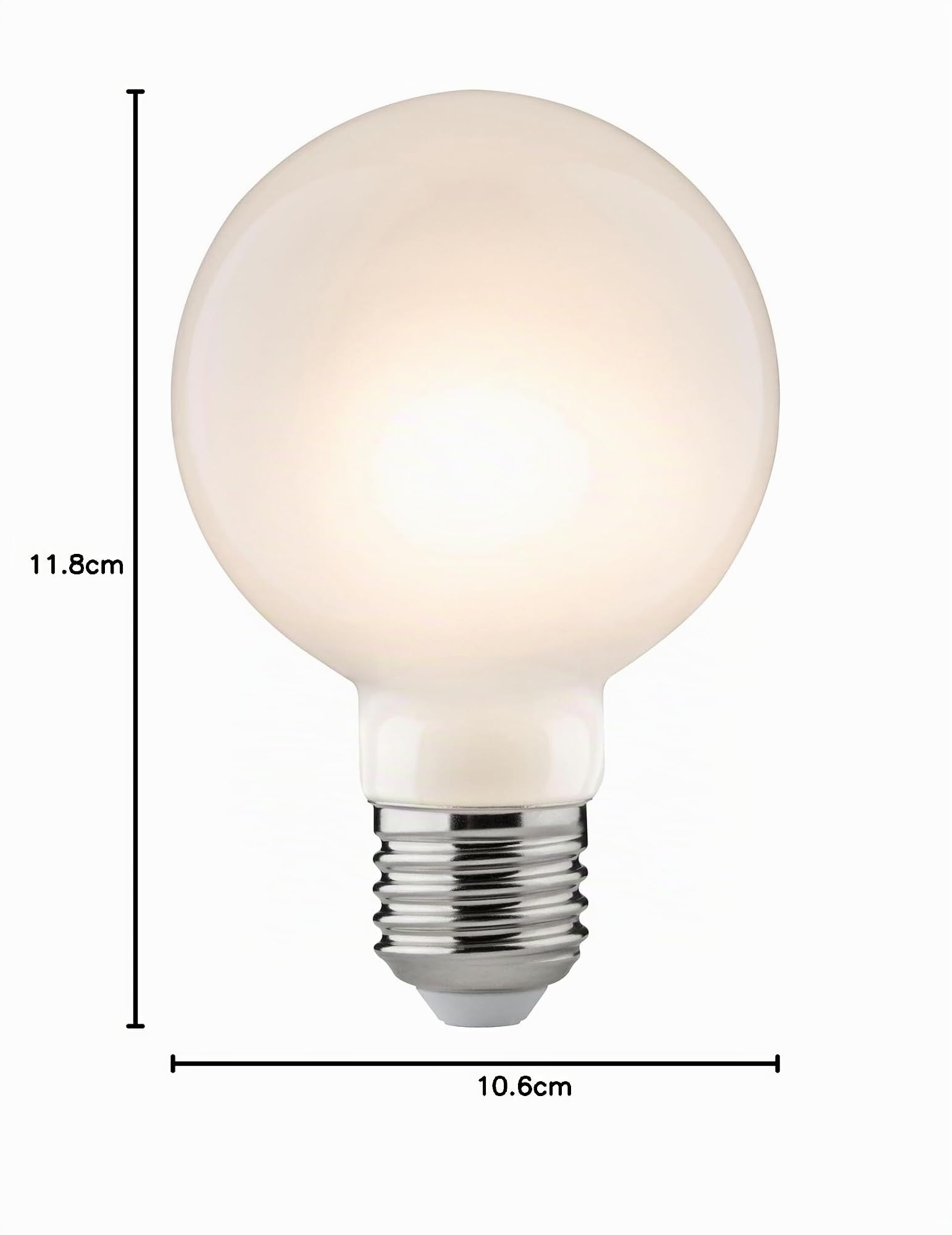 Paulmann 28701 Globe Filament LED E27 Opal 2700K 7,5W