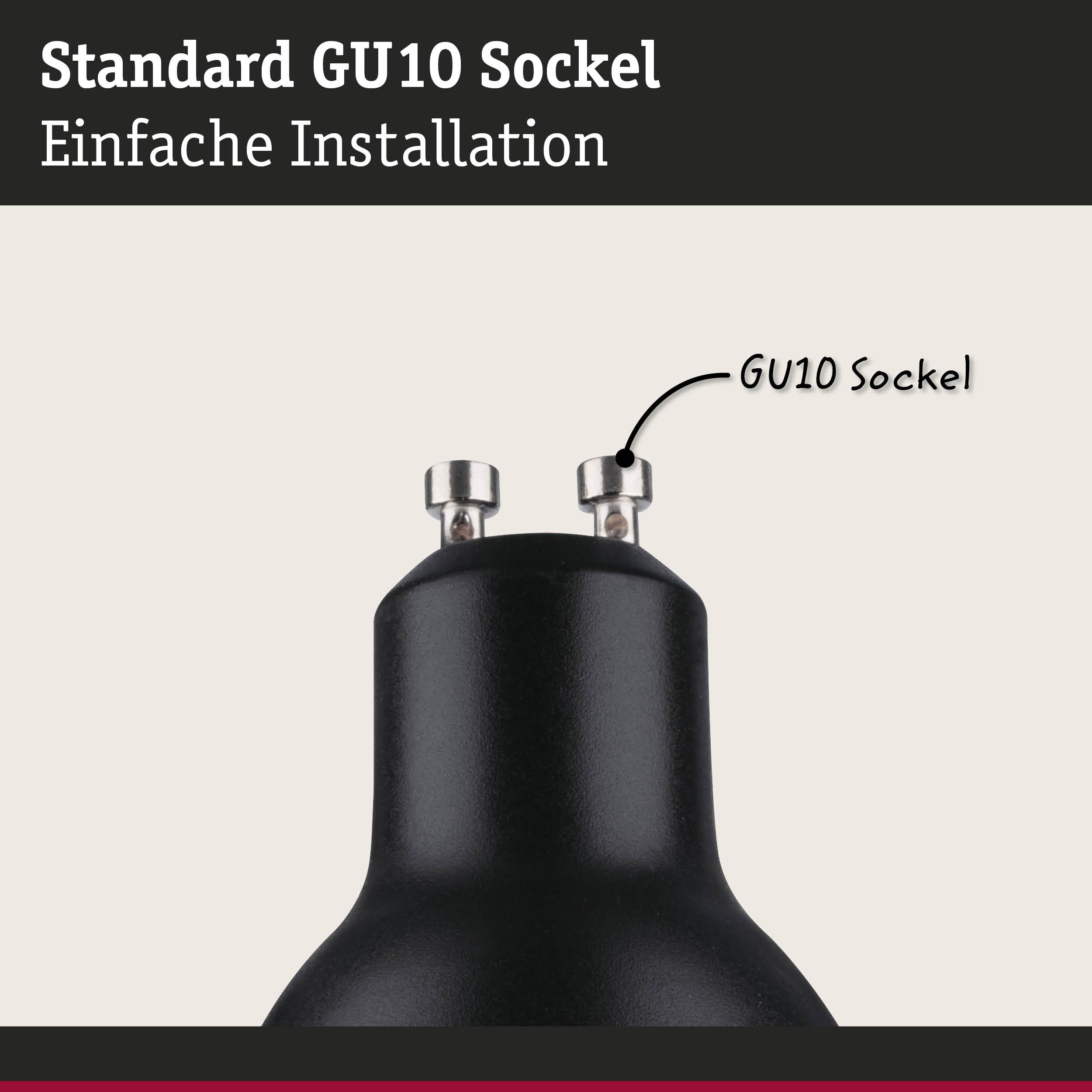 Paulmann 5230 GU10 LED Reflektor 3er-Set dimmbar