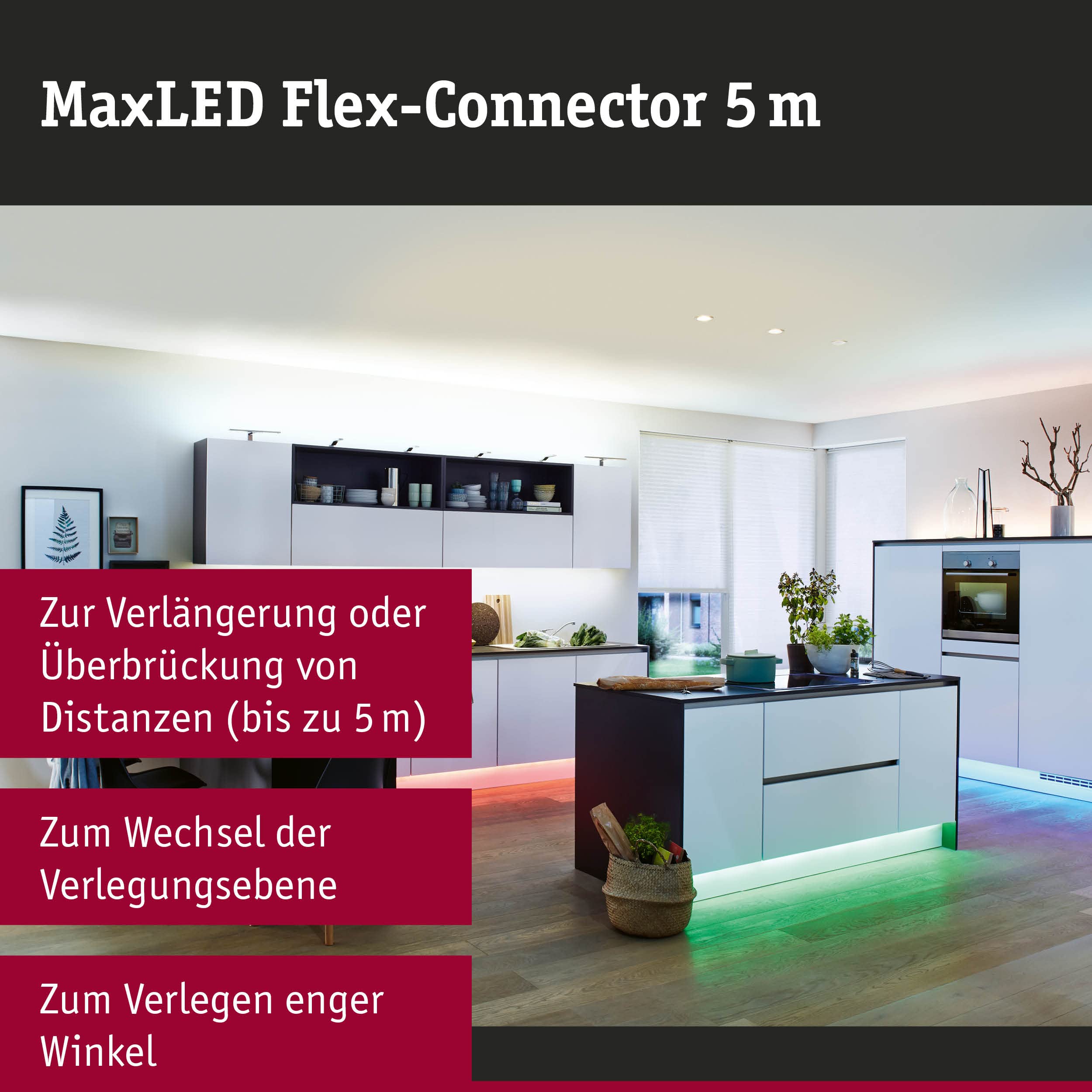 Paulmann MaxLED 70574 Verbindungskabel 5m weiß 5-polig